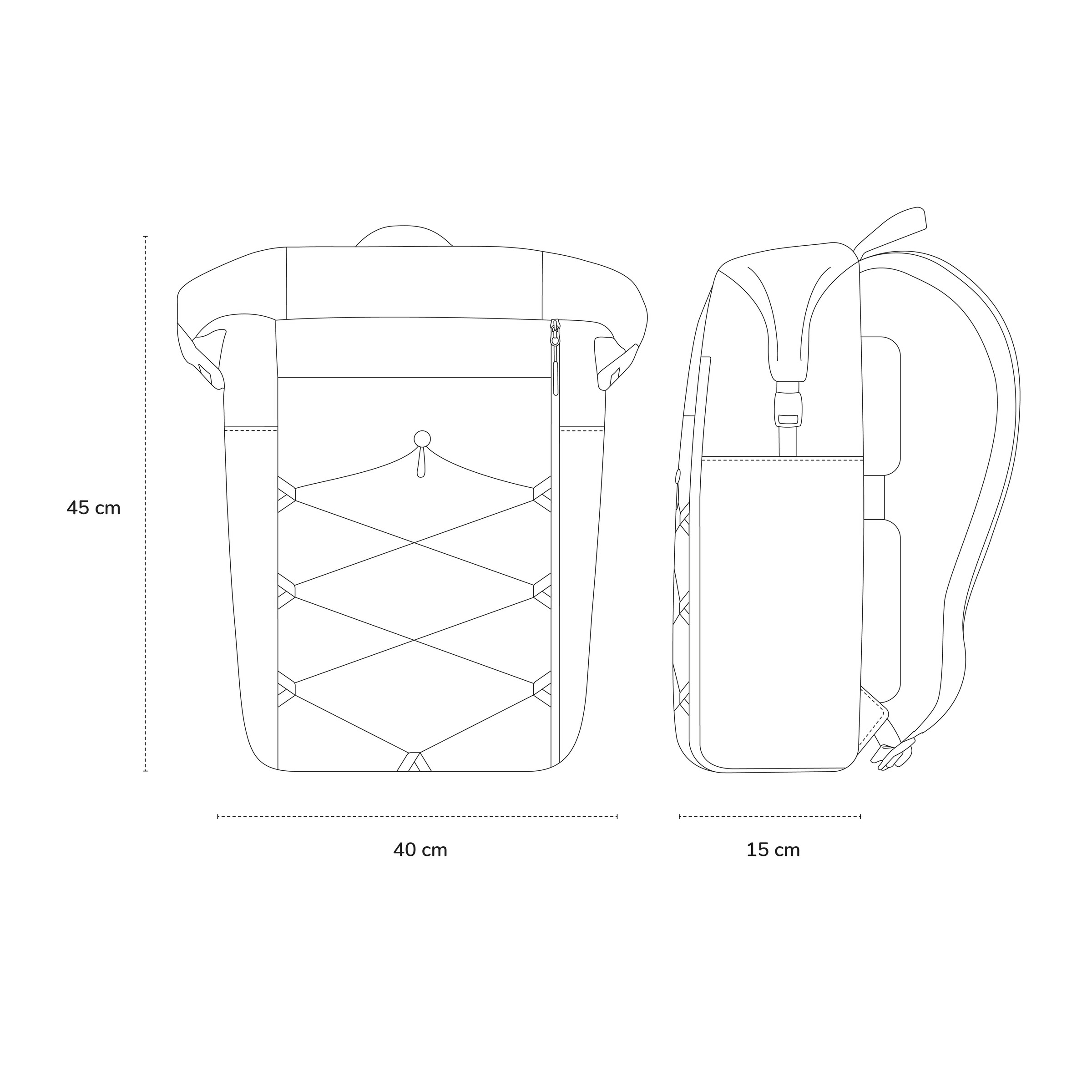 Yoho Forest Green Rugzakken Kapten & Son