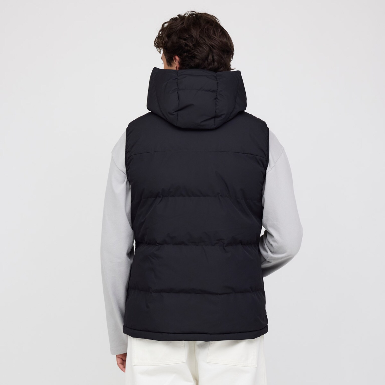 Puffer Vest, Puffer Vest All Black Schwarz, Bild 4 von 11