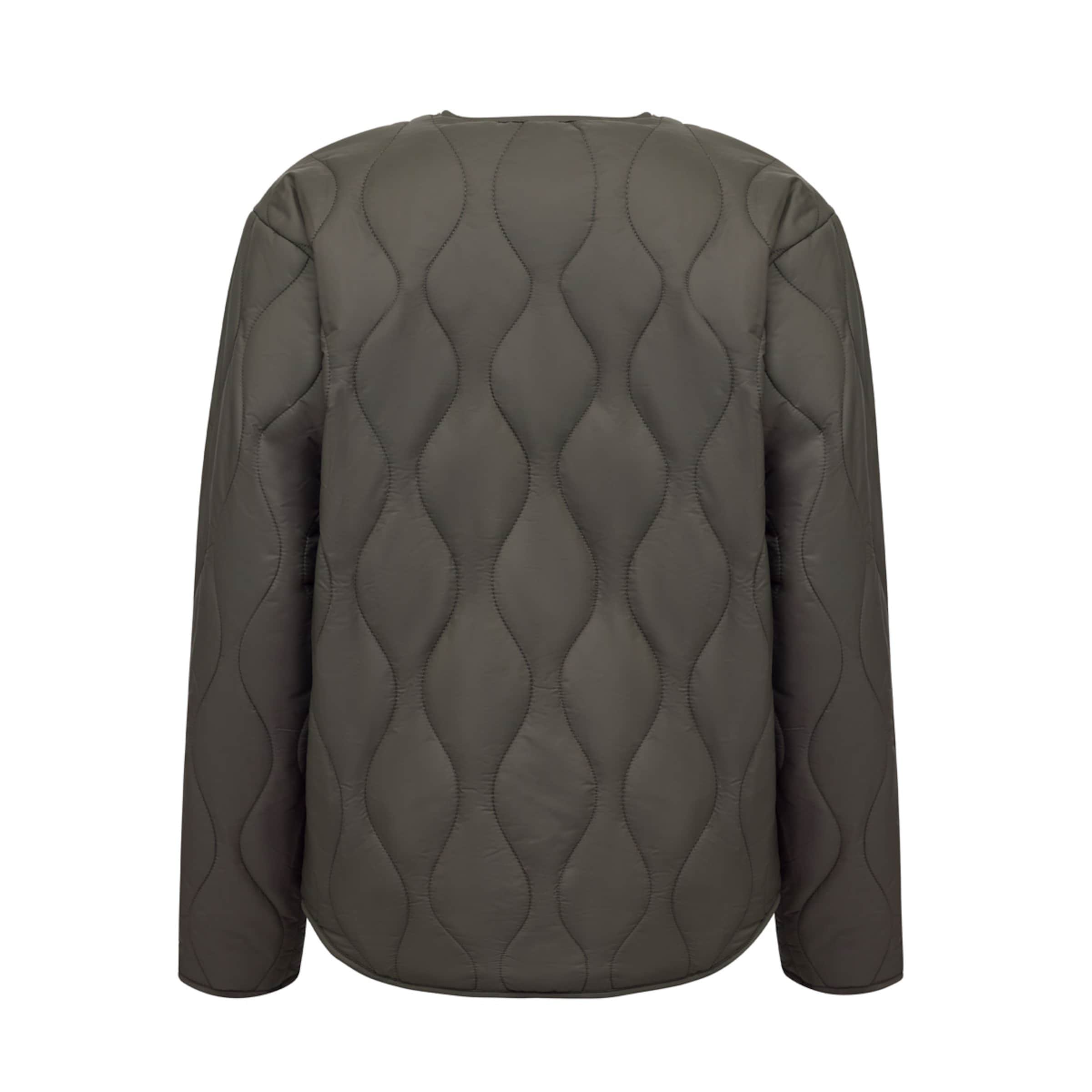 Quilted Light Puffer Jacket Khaki