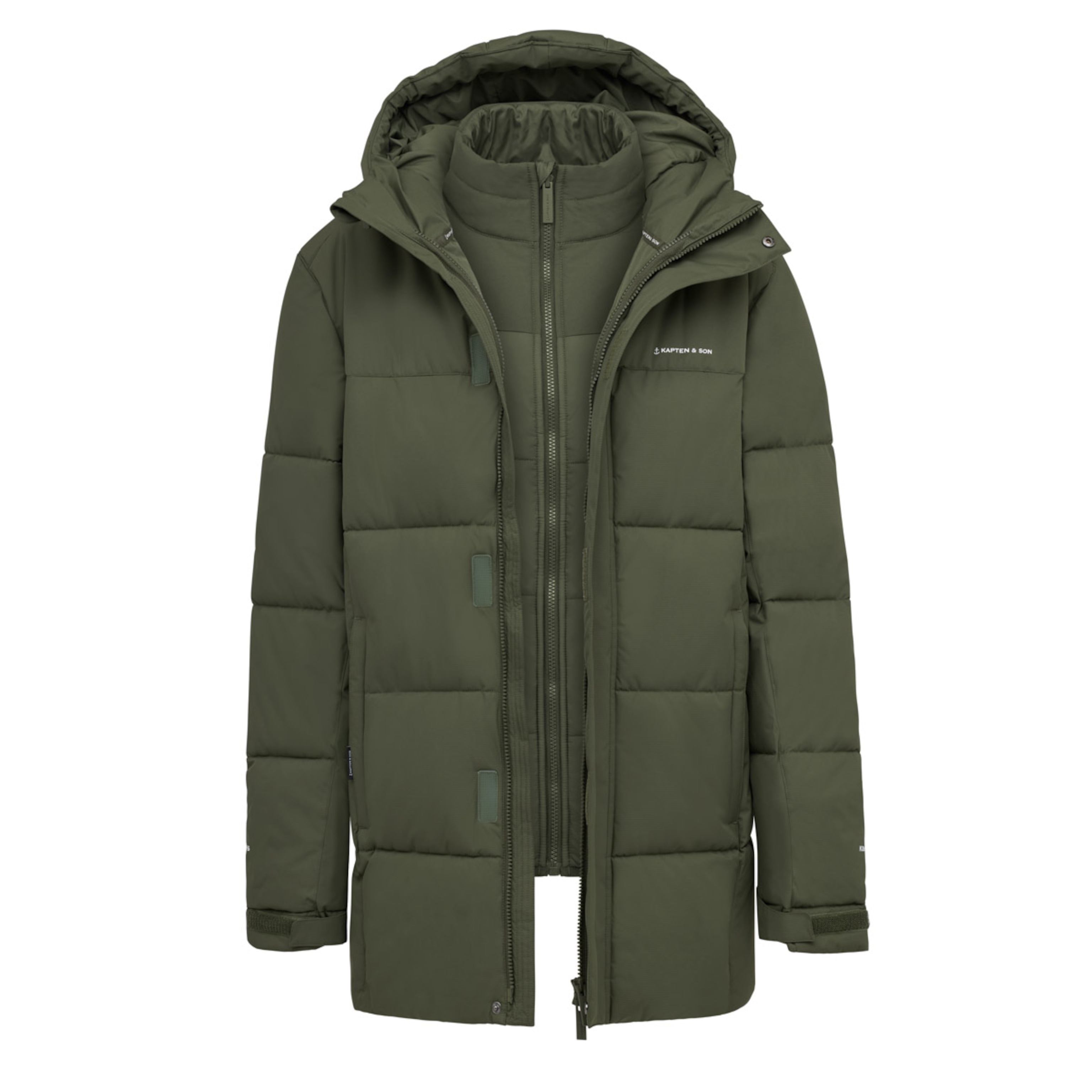 Unselected, Arctic 3in1 Winter Jacket, Arctic 3in1 Winter Jacket Olive, Green