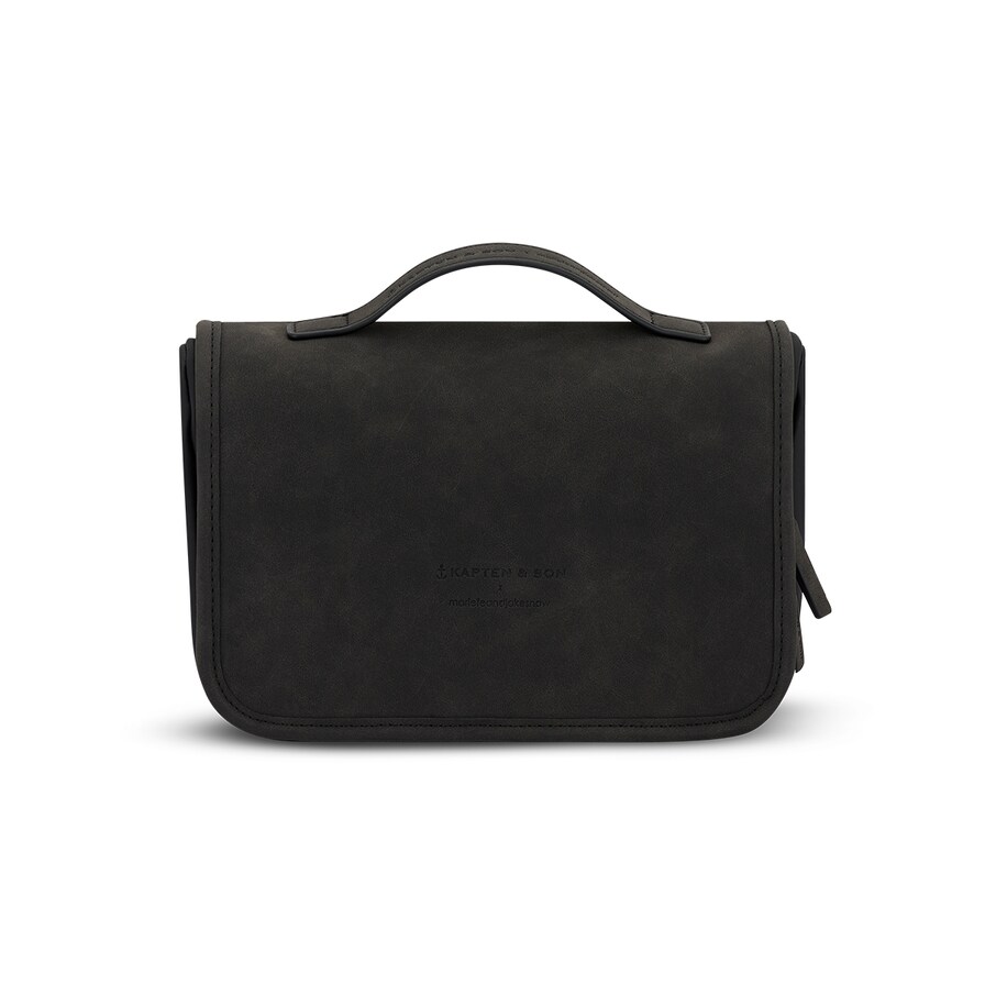 Bali Washbag, Bali Washbag All Black  by Mariefeandjakesnow, Zwart, Afbeelding 2 van 8