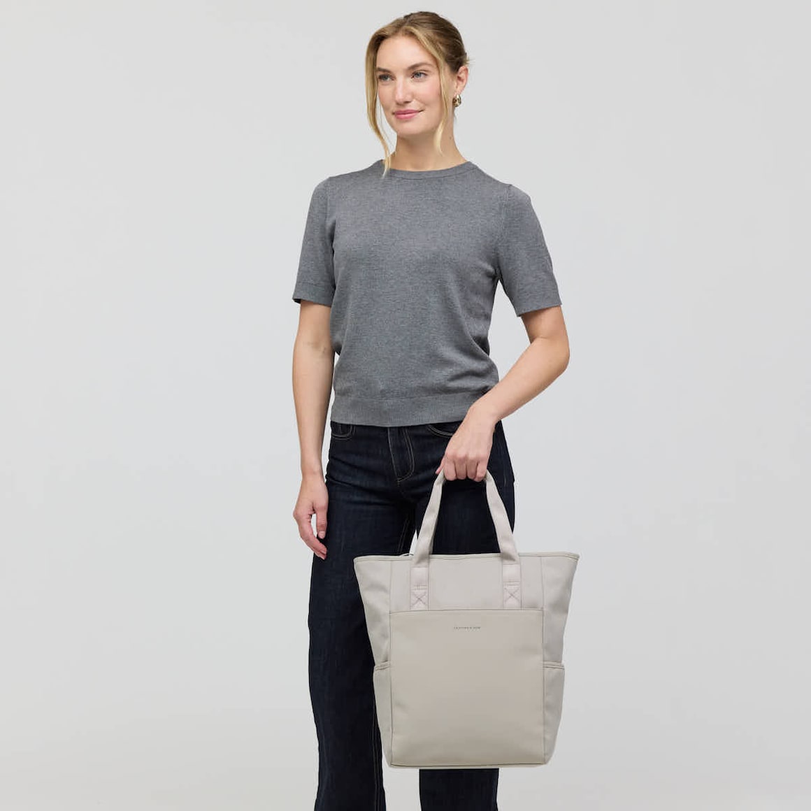 Lindby Diaper Backpack Set Greige