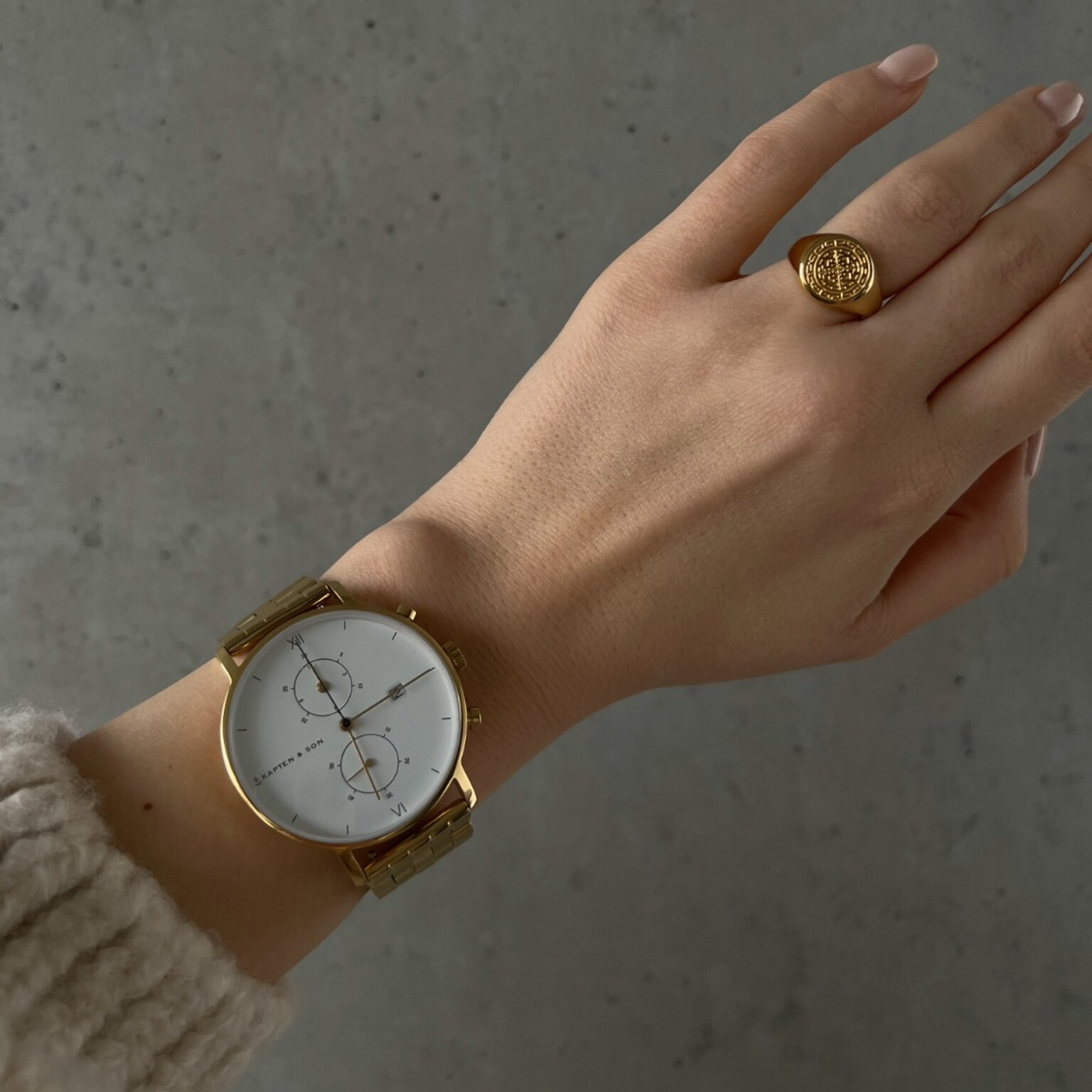 Chrono, Chrono Gold Steel, Goud, Afbeelding 2 van 7