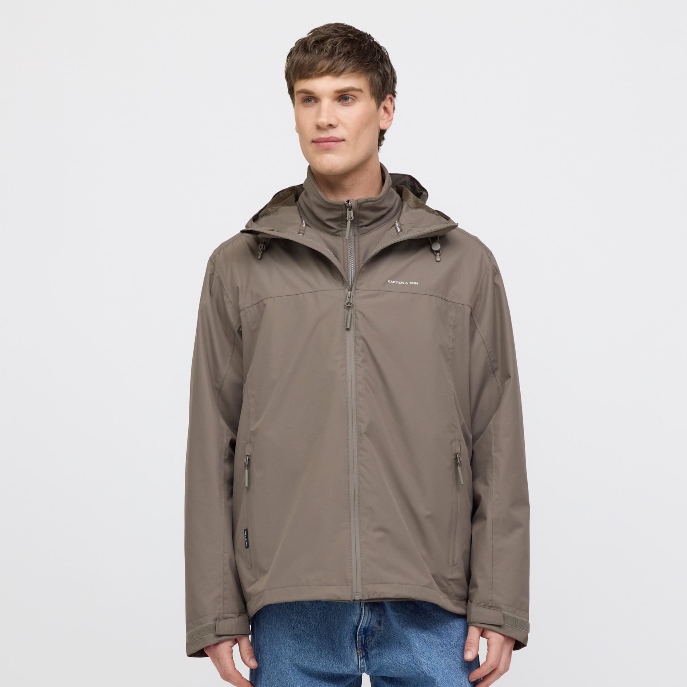 Everyday 3in1 Rain Jacket Taupe