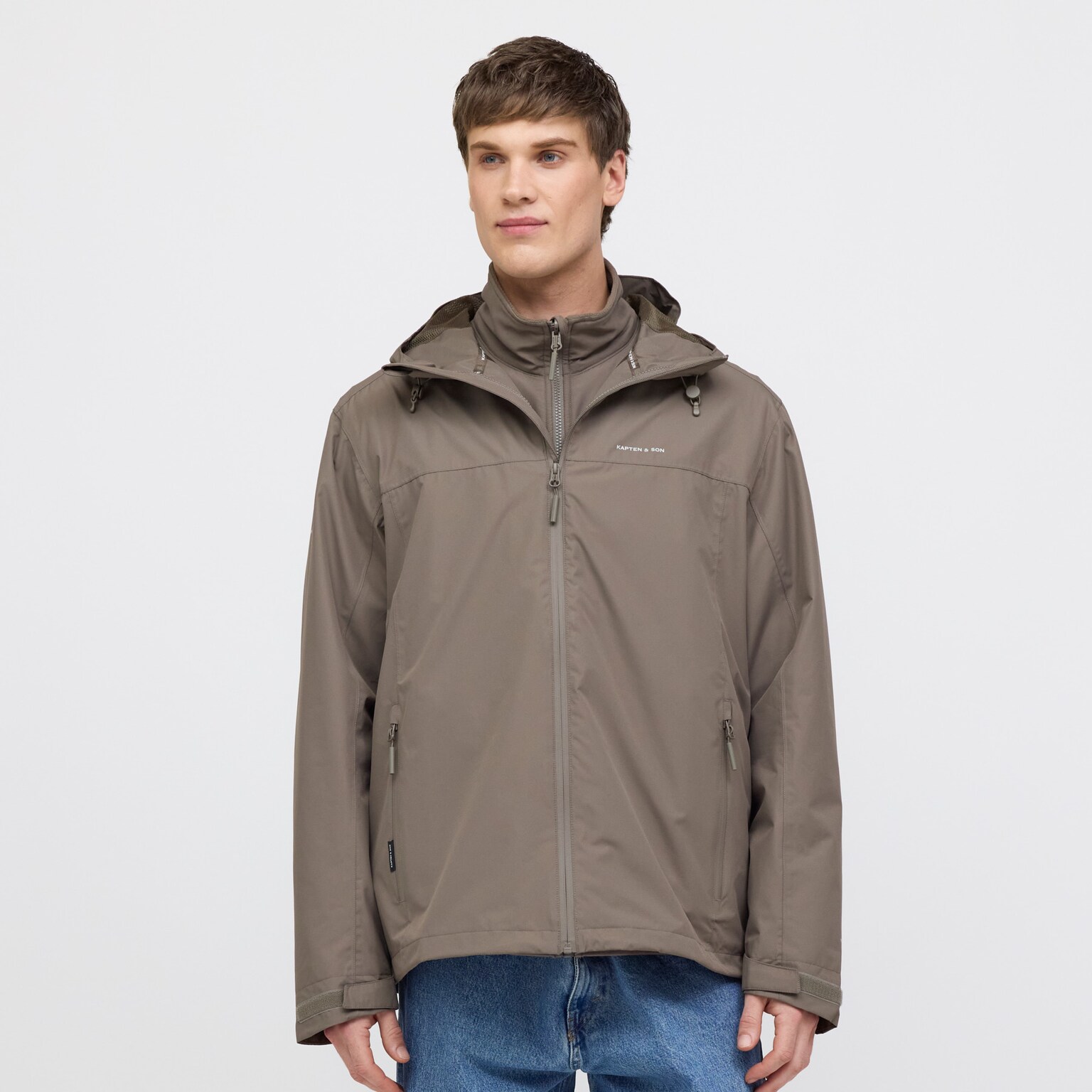Everyday 3in1 Rain Jacket, Everyday 3in1 Rain Jacket Taupe, Taupe, Afbeelding 6 van 13