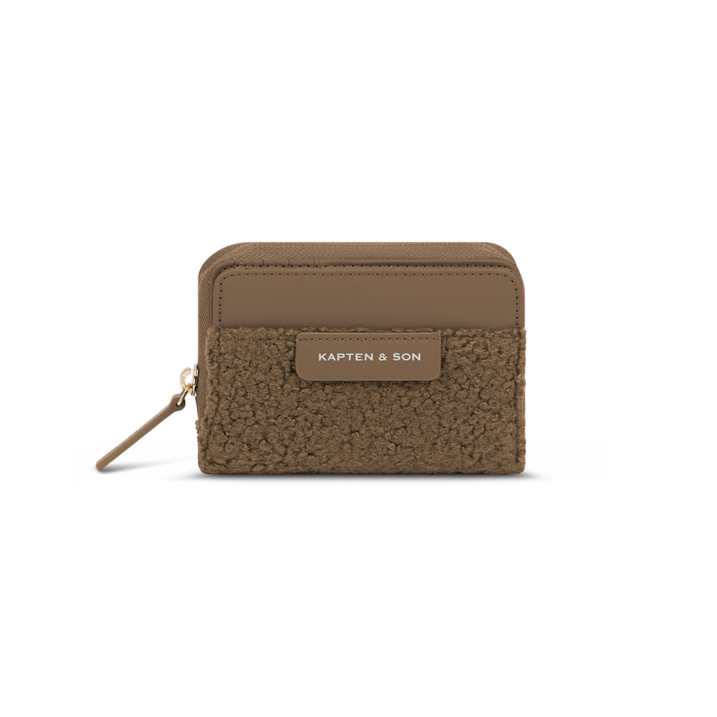 Bergen Pro Wallet Small Fleece Mocha Brown