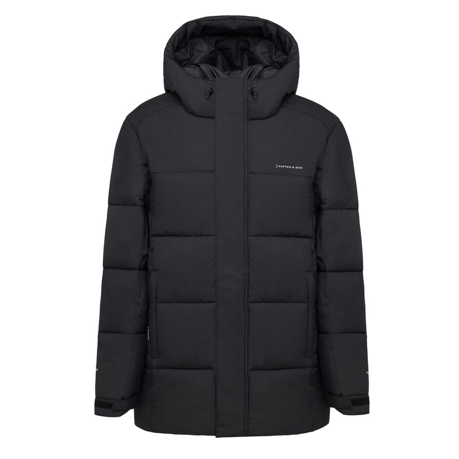 Winter Puffer Jacket, Winter Puffer Jacket All Black, Zwart, Afbeelding 1 van 12