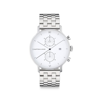 Chrono Small, Chrono Small Silver Steel, Zilver