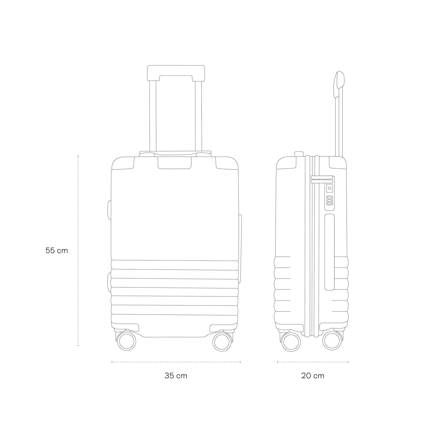 Heathrow Essential Cabin, Heathrow Essential Cabin Muted Clay, Muted Clay, Afbeelding 11 van 11
