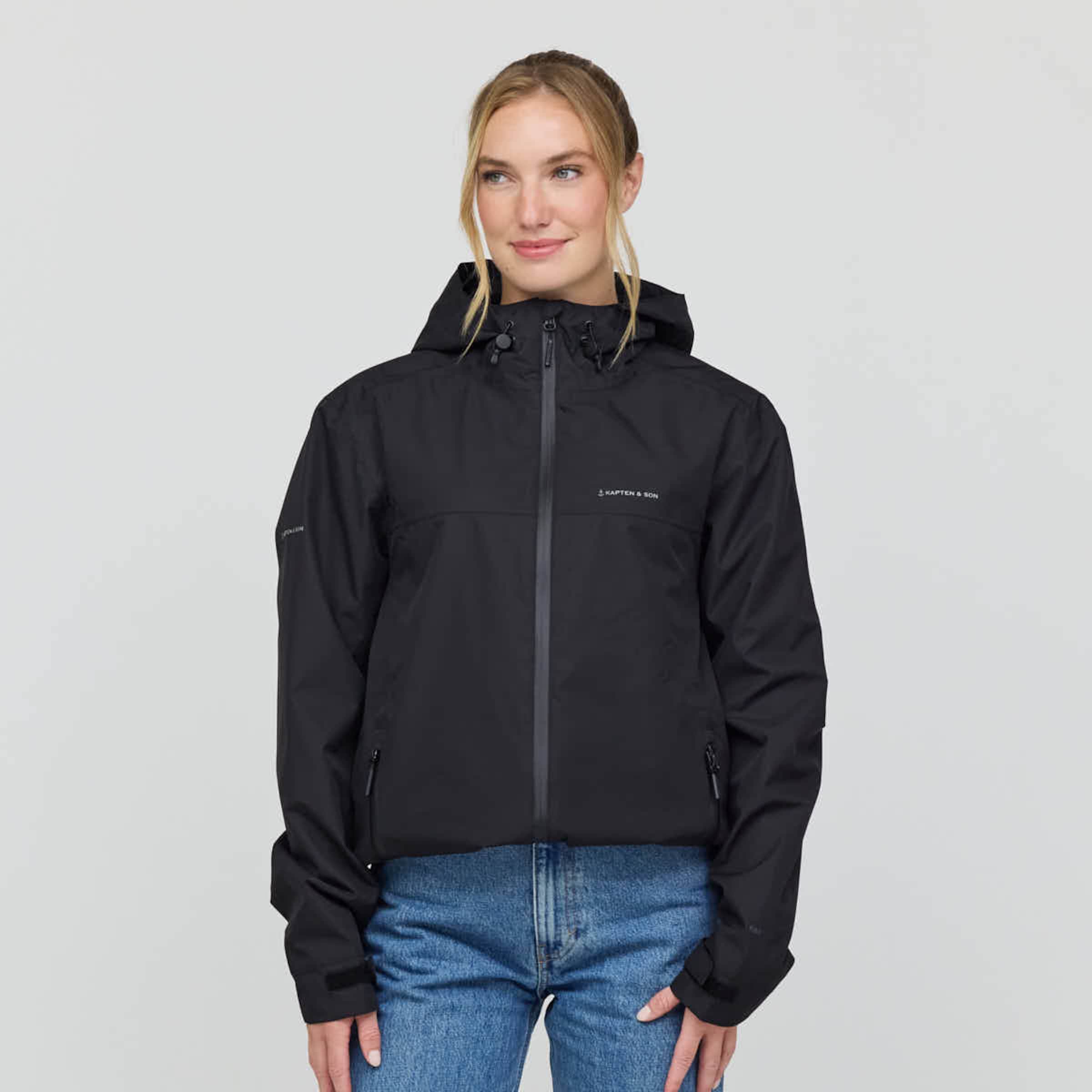Puffer 3in1 Rain Jacket All Black