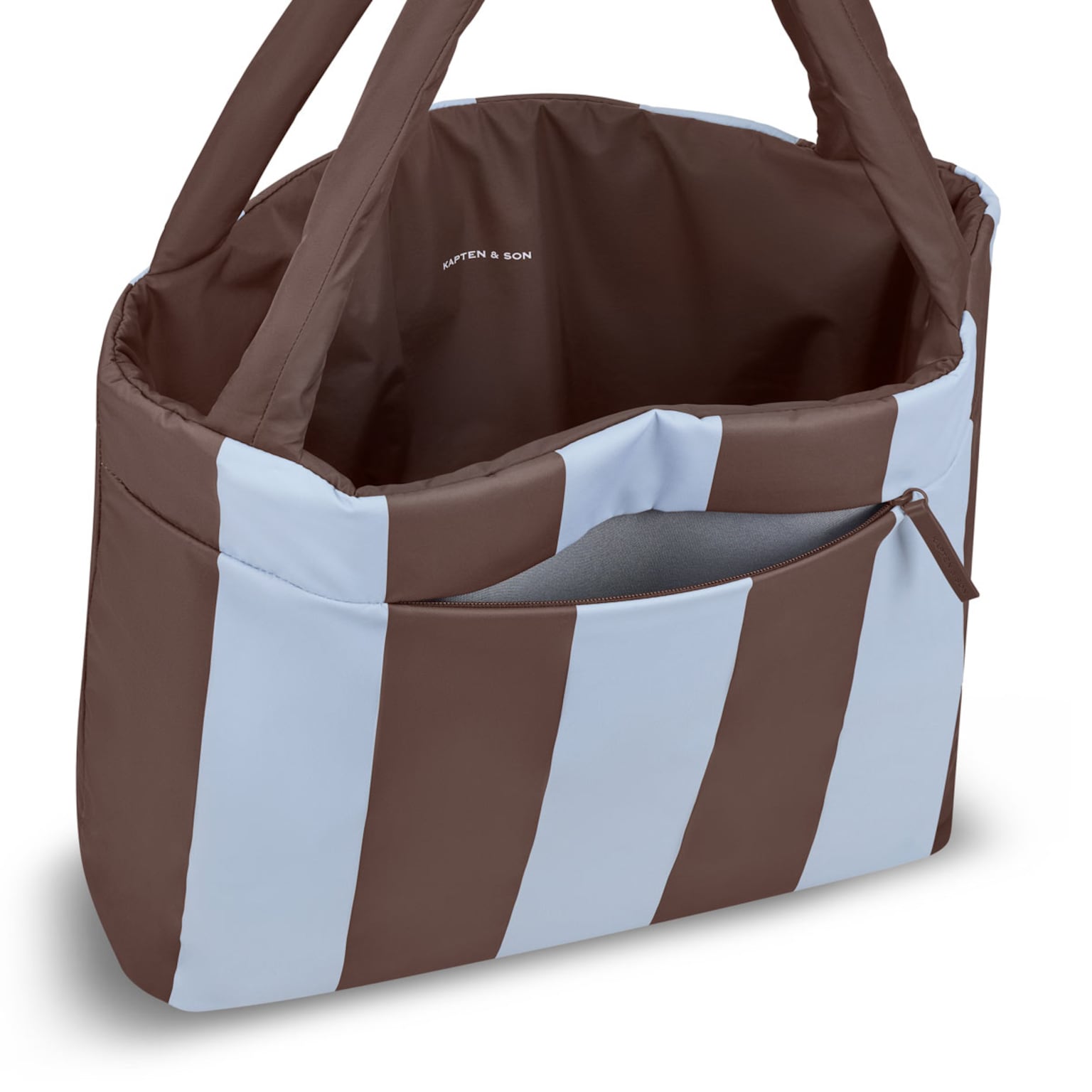 Norva 2in1 Shopper, Norva 2in1 Shopper Chocolate Brown/Striped, Arancione, Immagine 7 di 9