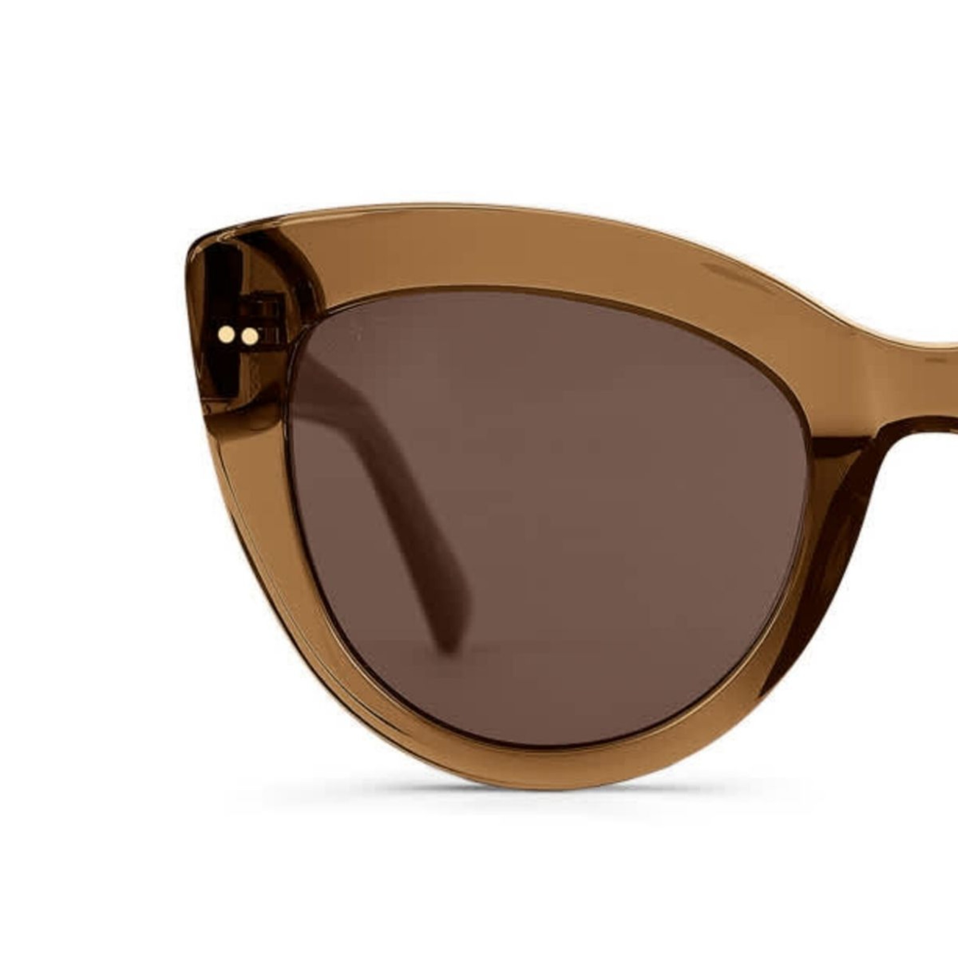 Geselecteerd, Sofia, Sofia Transparent Caramel Brown, Bruin
