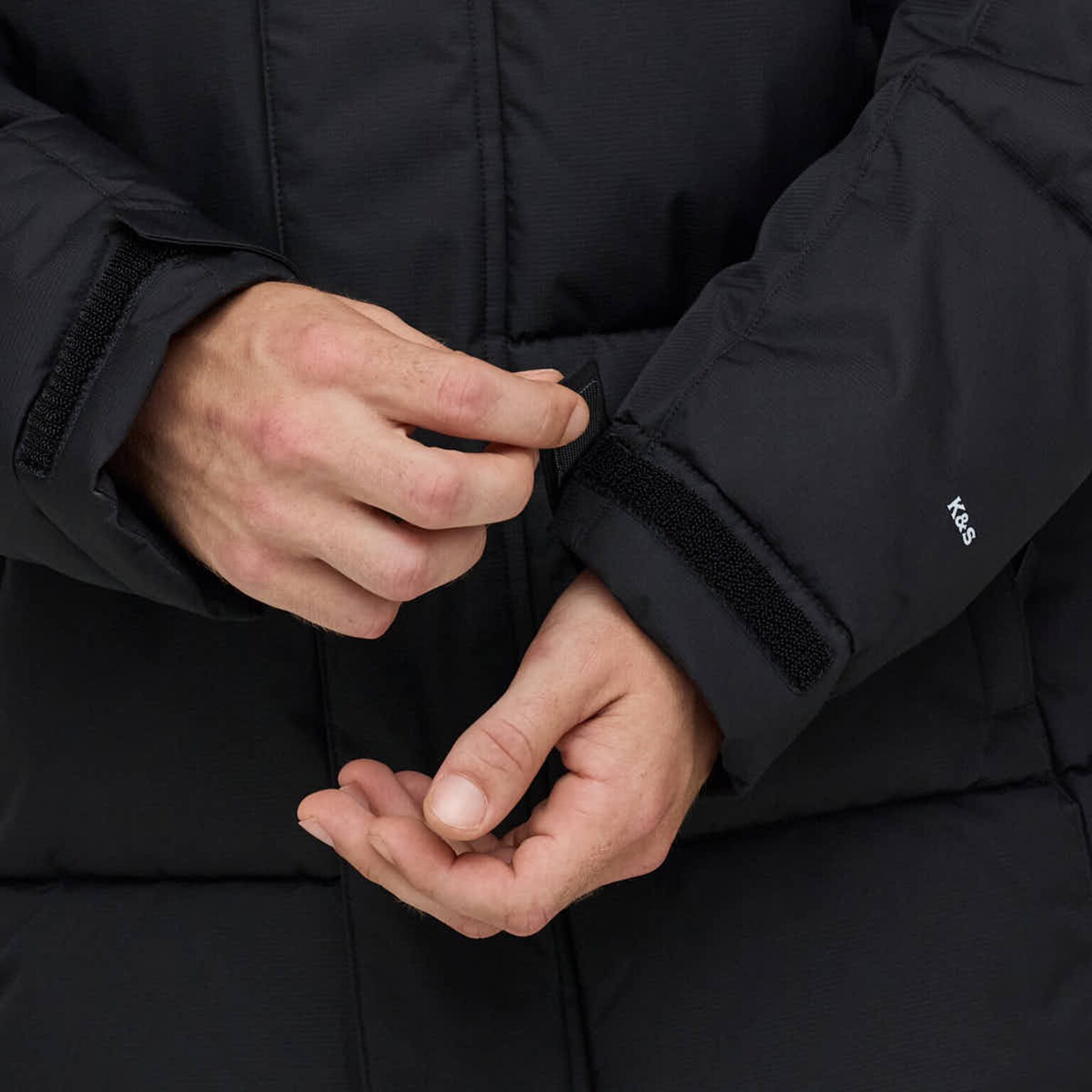 Winter Puffer Jacket, Winter Puffer Jacket All Black, Zwart, Afbeelding 6 van 12