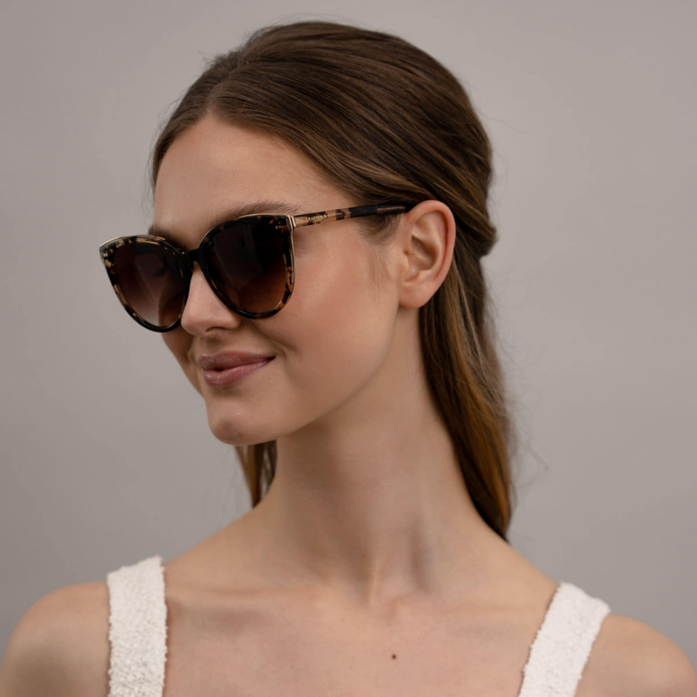 Manhattan Crystal Tortoise Brown – Kapten & Son | Kapten & Son 