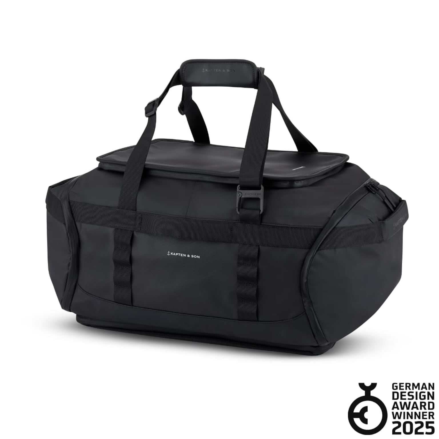 Lisbon Duffle Medium, Lisbon Duffle Backpack Medium All Black, Zwart, Afbeelding 1 van 14