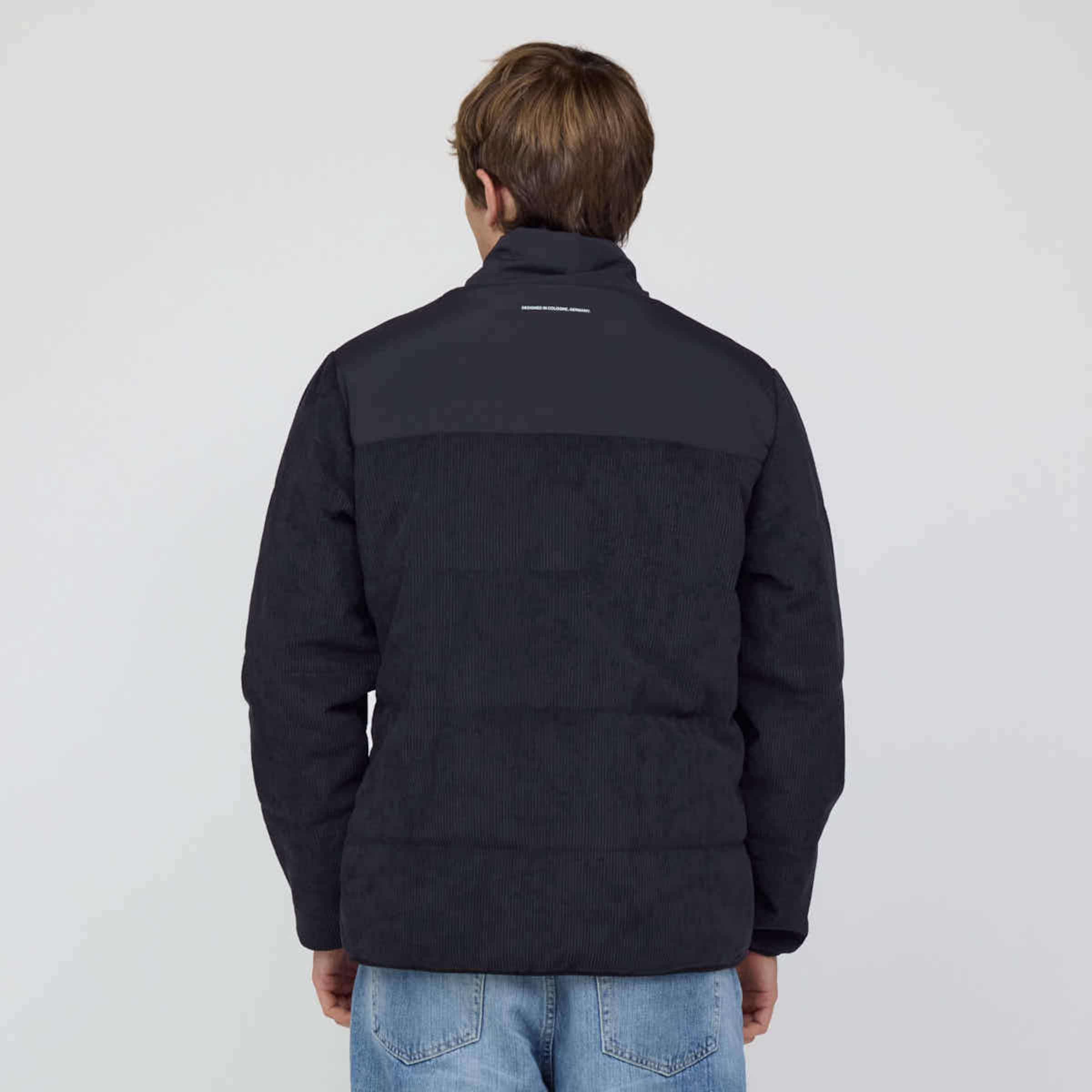 Puffer Jacket Cord All Black