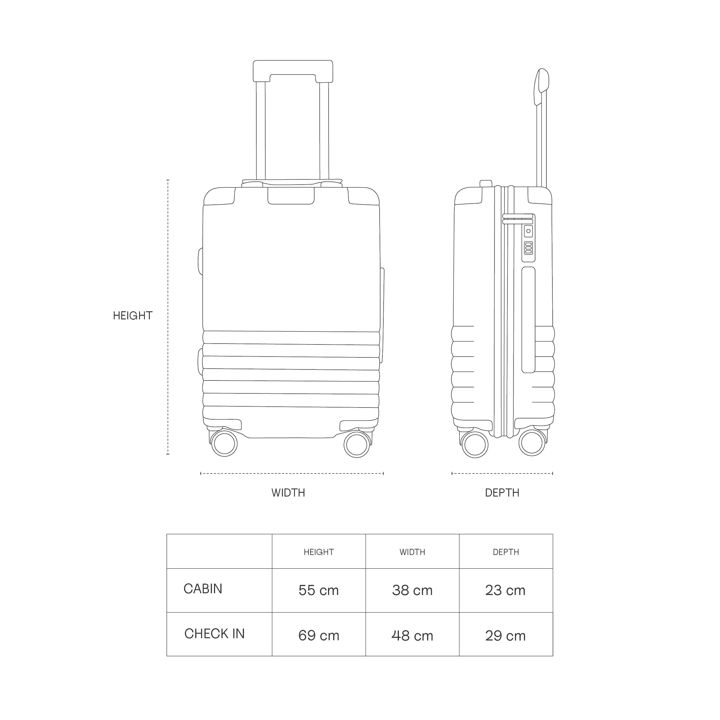 Set Heathrow Aluminium Silver