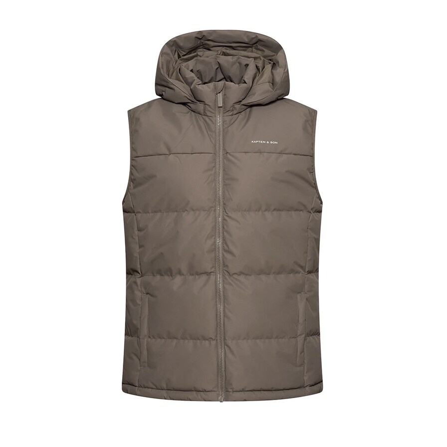 Puffer Vest, Puffer Vest Taupe Taupe, Bild 1 von 11