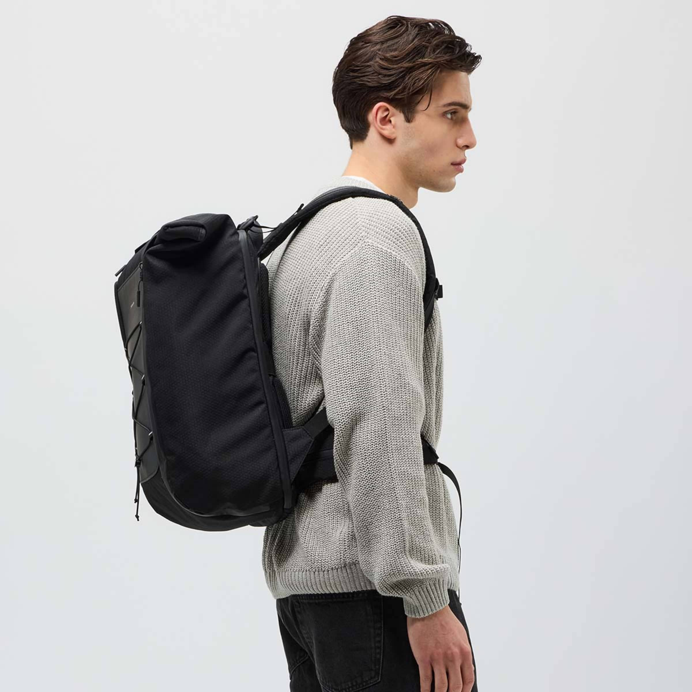 Banff All Black Backpacks Kapten Son Kapten Son