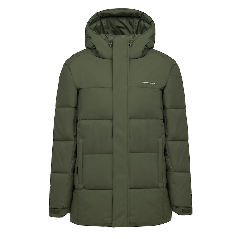Winter Puffer Jacket, Winter Puffer Jacket Olive, Verde