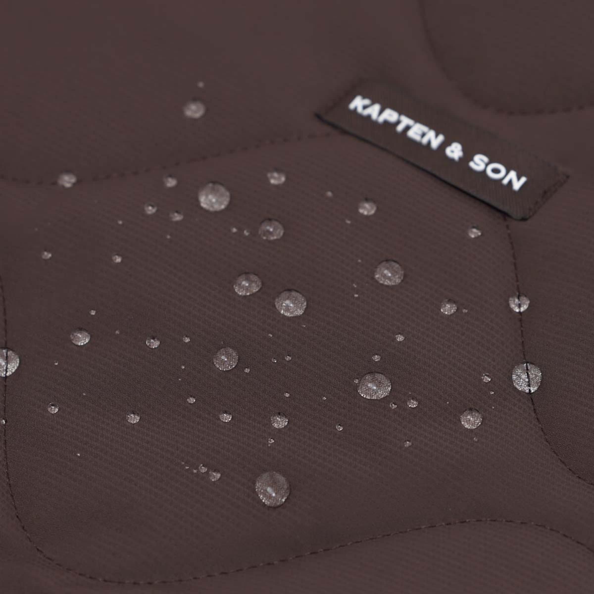 Reversible Bomber Puffer Jacket Chocolate Brown/Leo