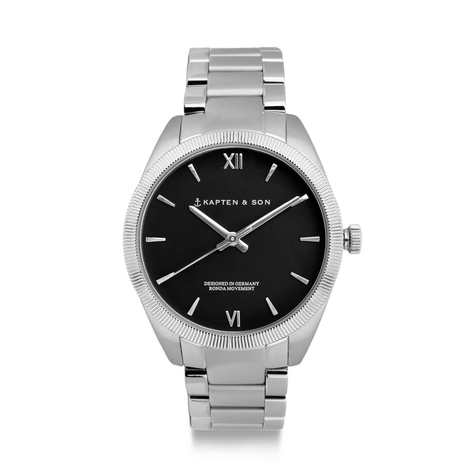 Crush, Crush Silver Black Steel, Zilver, Afbeelding 1 van 4