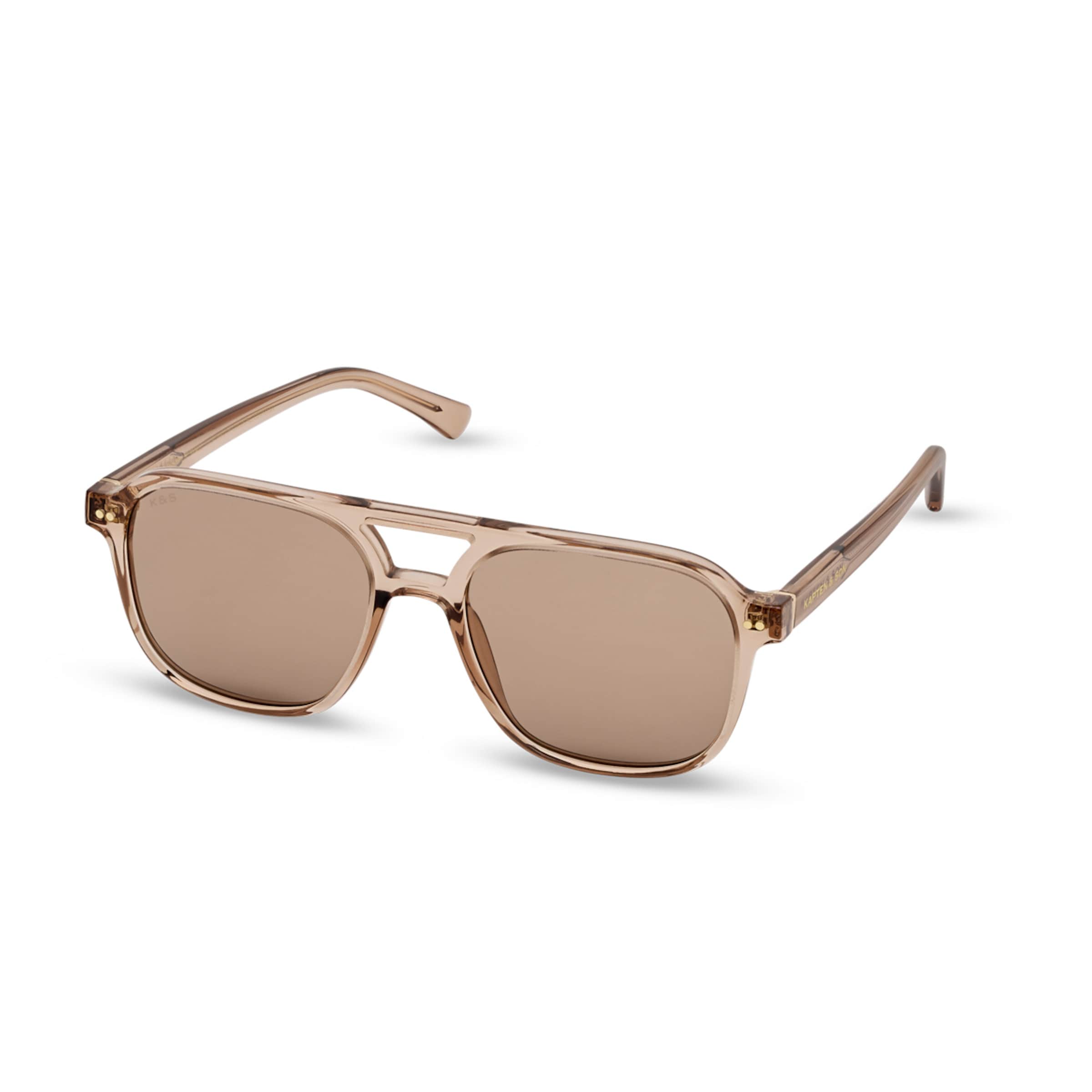 Zurich Oversize Small Transparent Hazel Light Brown