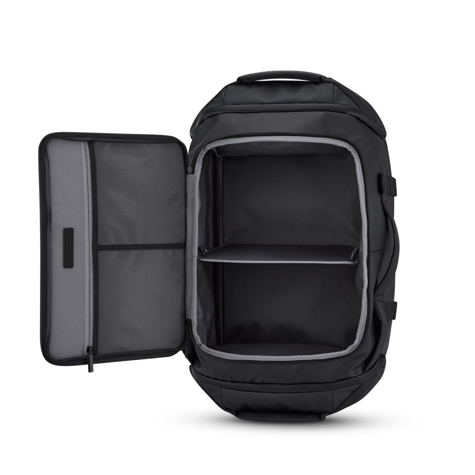 Lisbon Duffle Medium, Lisbon Duffle Backpack Medium All Black, Zwart, Afbeelding 9 van 14
