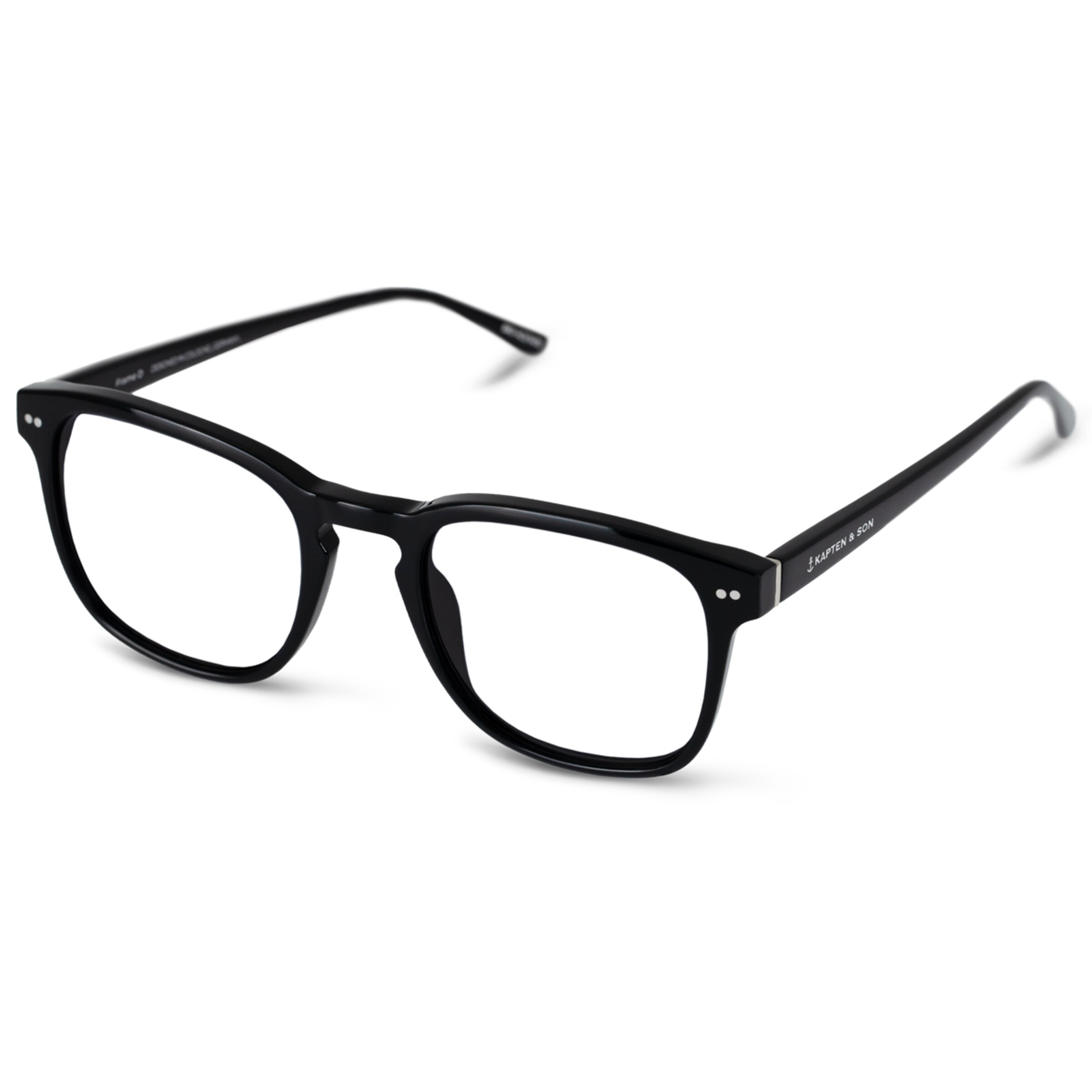 Kpten & Son Pasadena Large Black mit Sehstärke