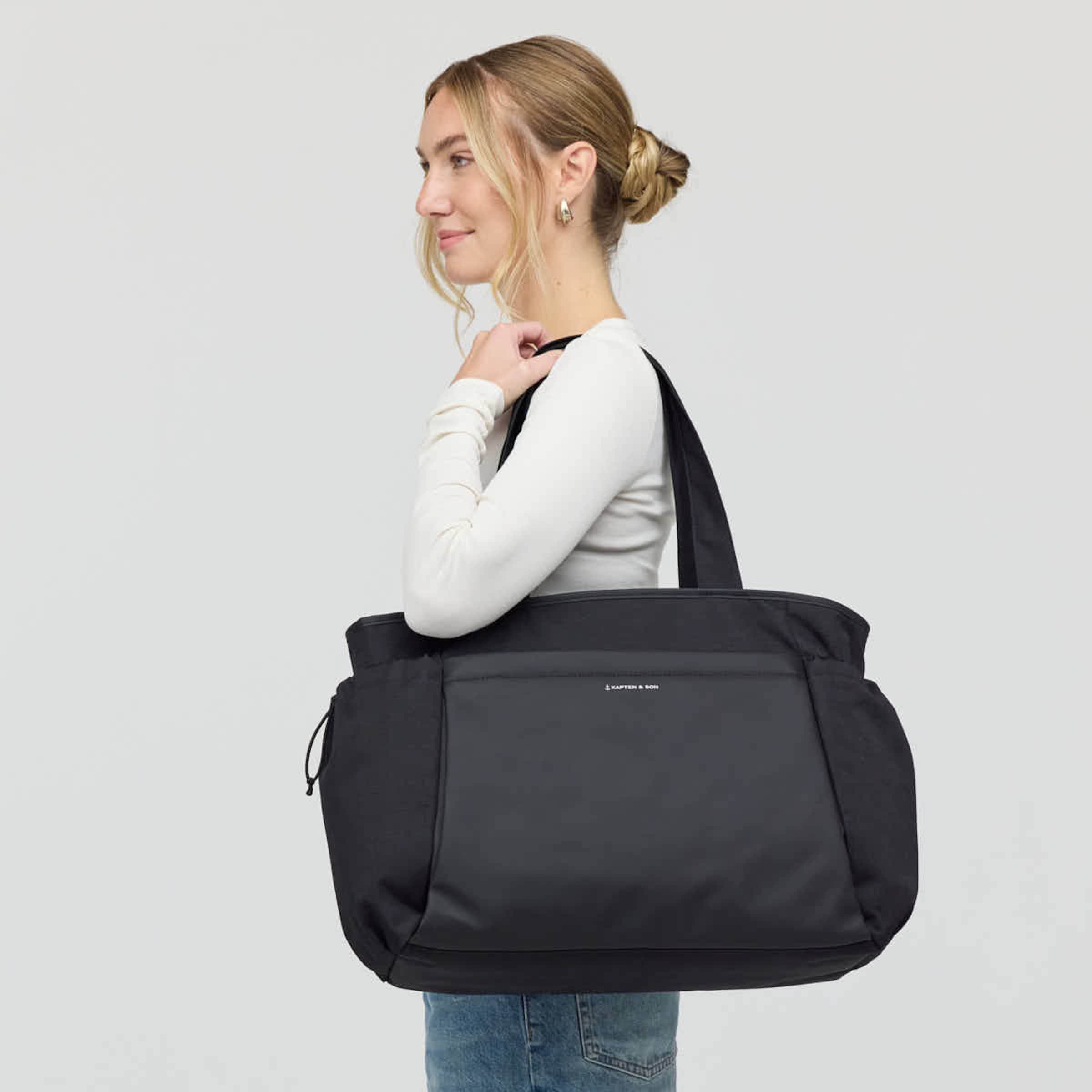 Hellvi Large Diaper Bag Set All Black