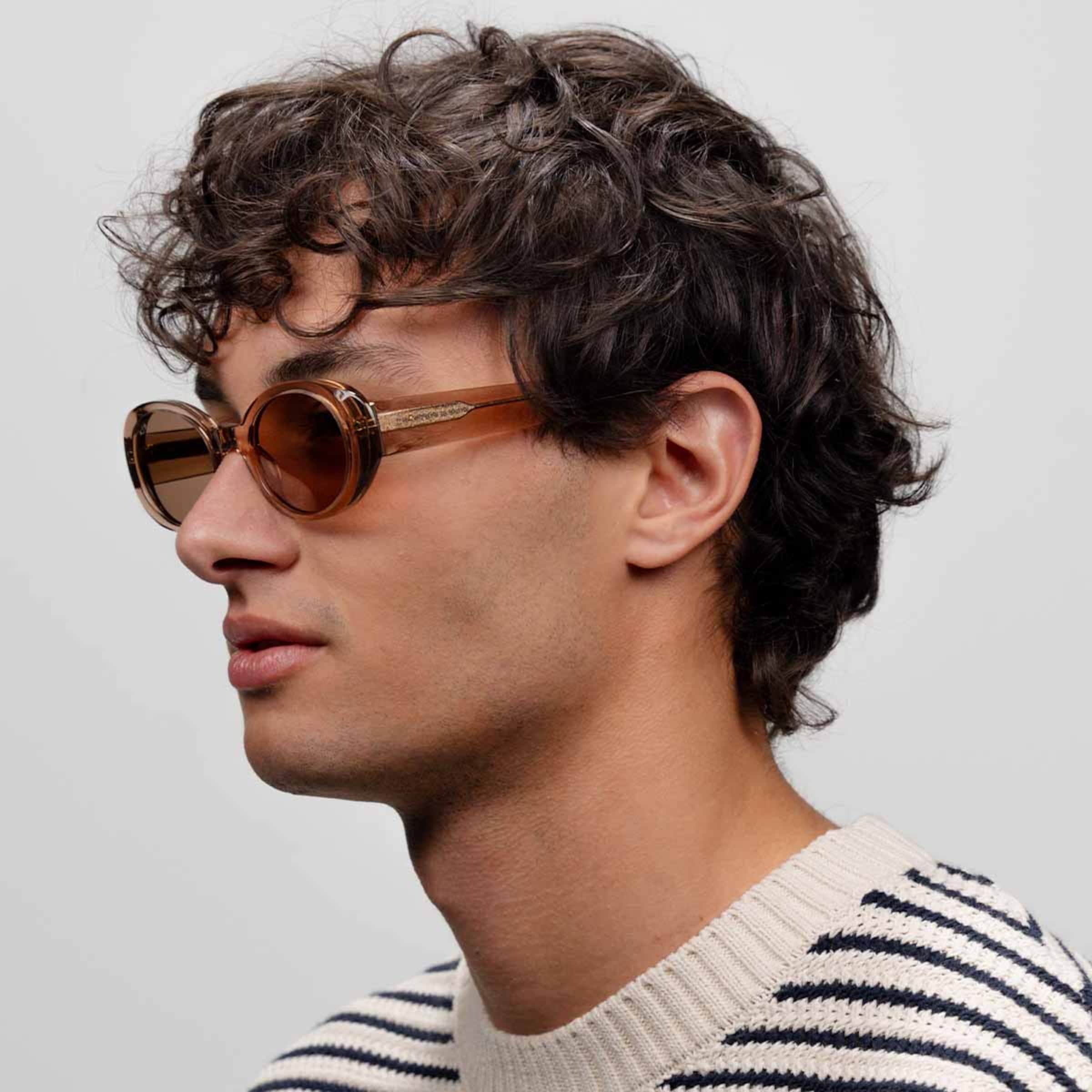 Milan Transparent Hazel Light Brown