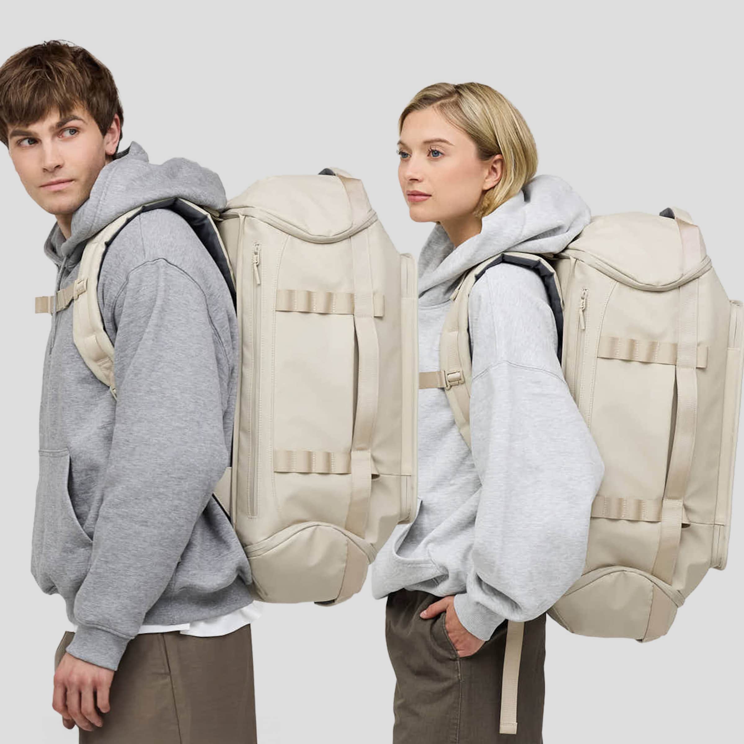 Lisbon Duffle Backpack Large Sandstone 