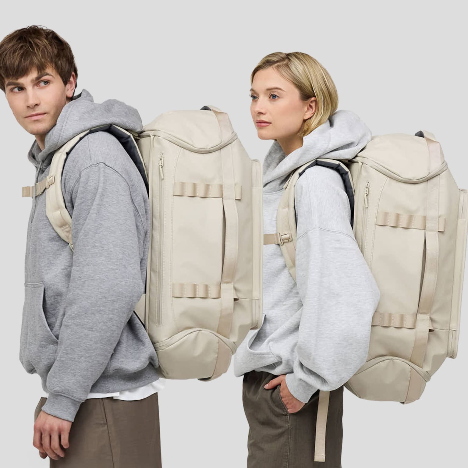 Lisbon Duffle Large, Lisbon Duffle Backpack Large Sandstone , Sandstone, Afbeelding 4 van 15