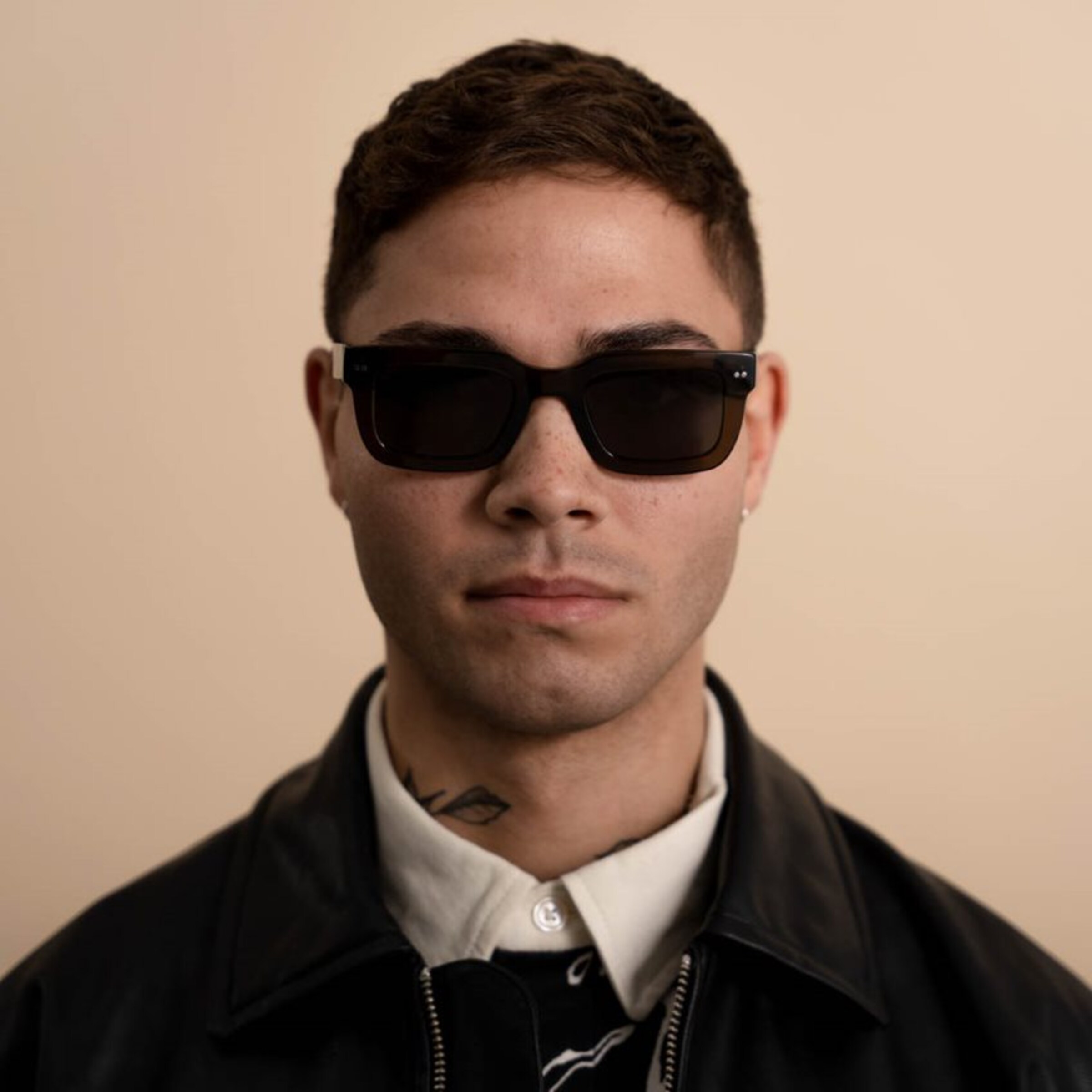 Phoenix Transparent Olive Green Sunglasses