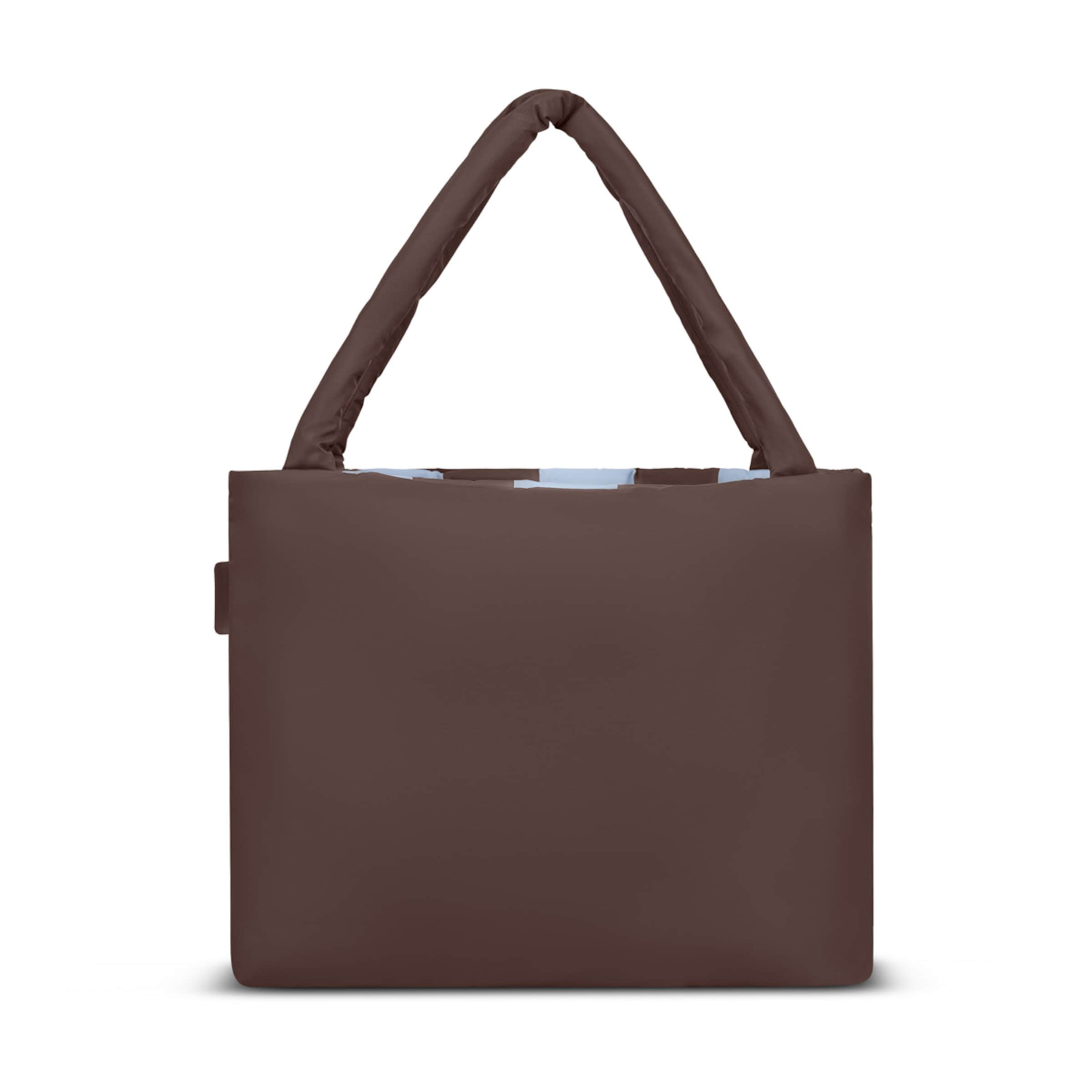 Norva 2in1 Shopper Chocolate Brown/Striped