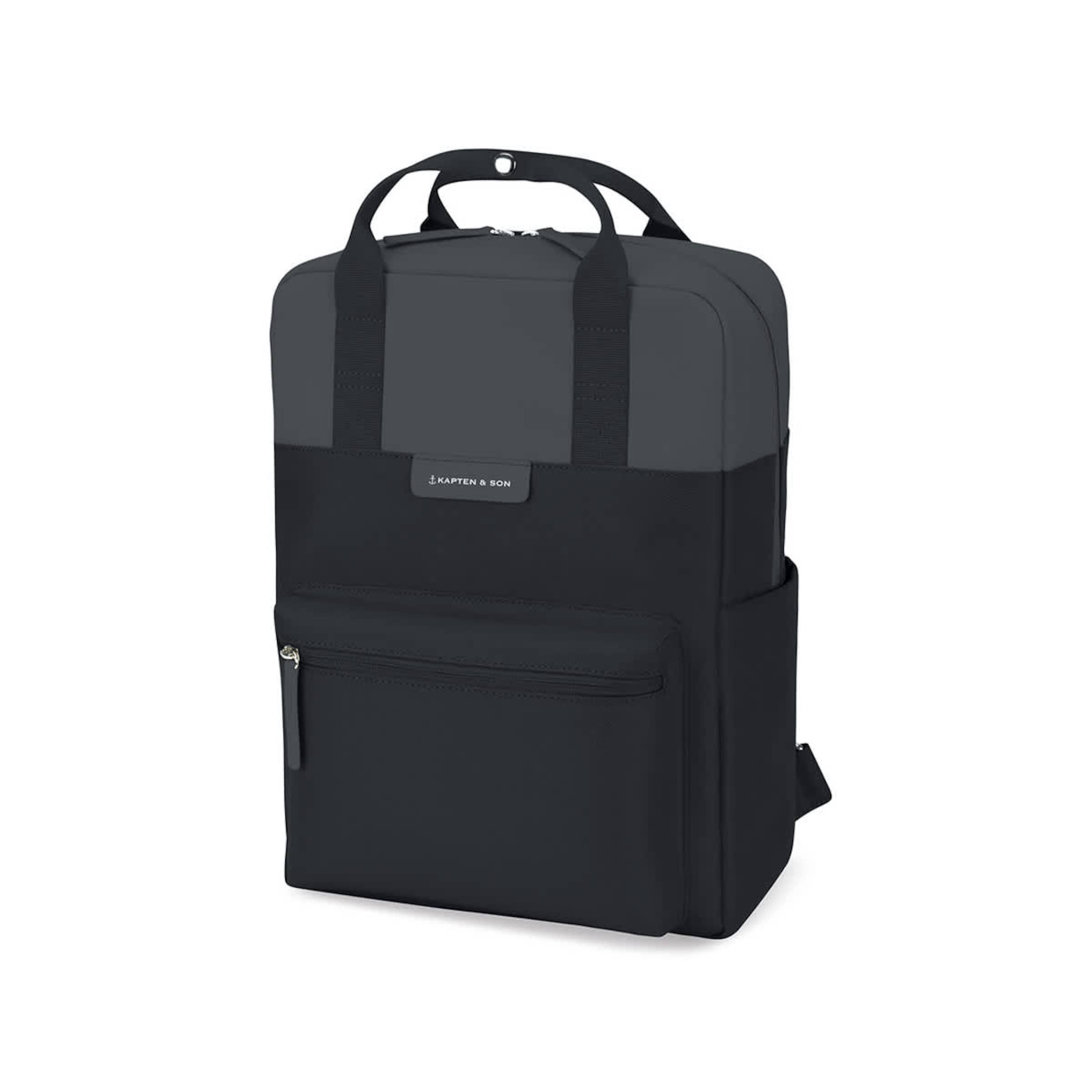 Bergen All Black Backpacks Kapten Son