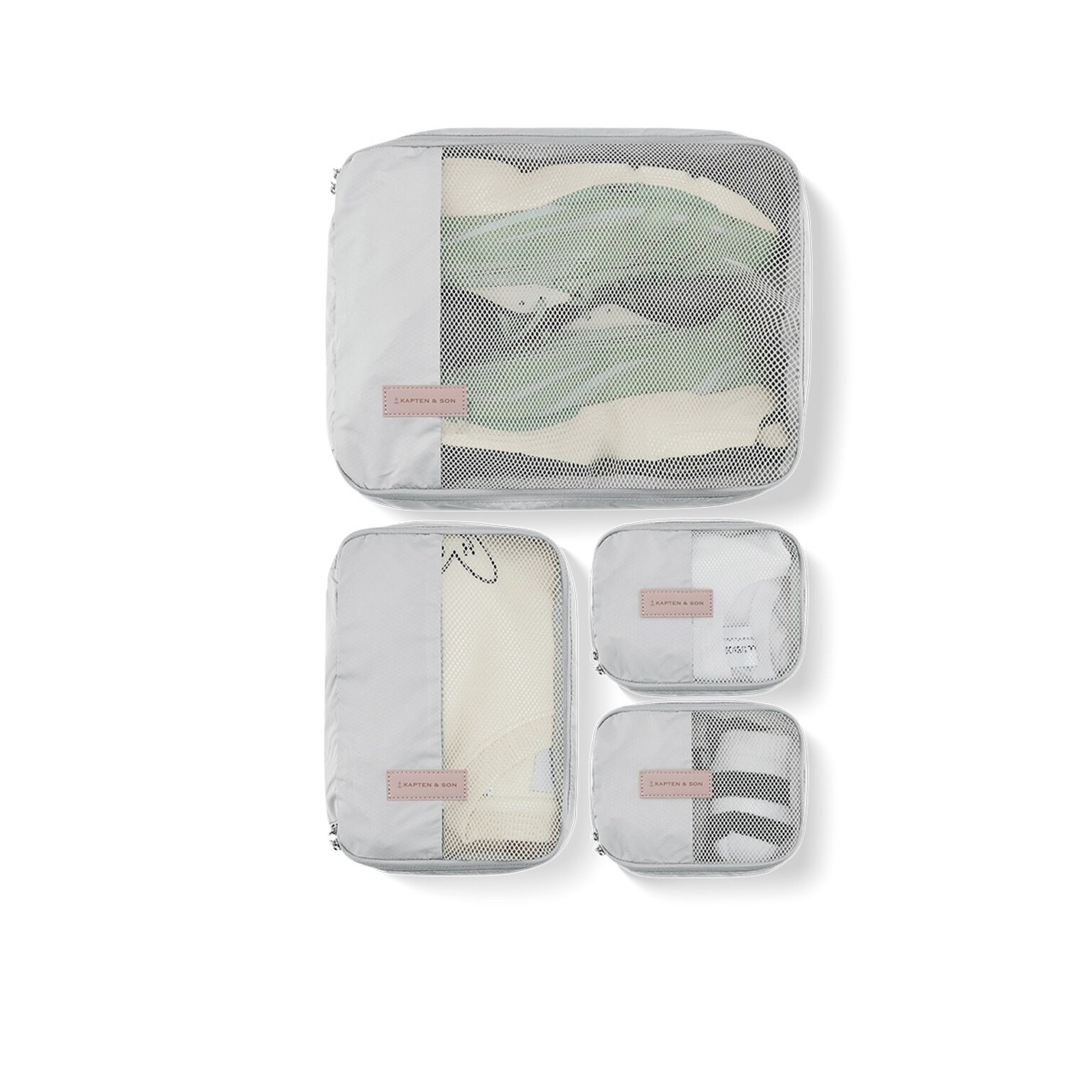 Packing Cubes, Packing Cubes Set Small Muted Clay, Muted Clay, Afbeelding 2 van 4