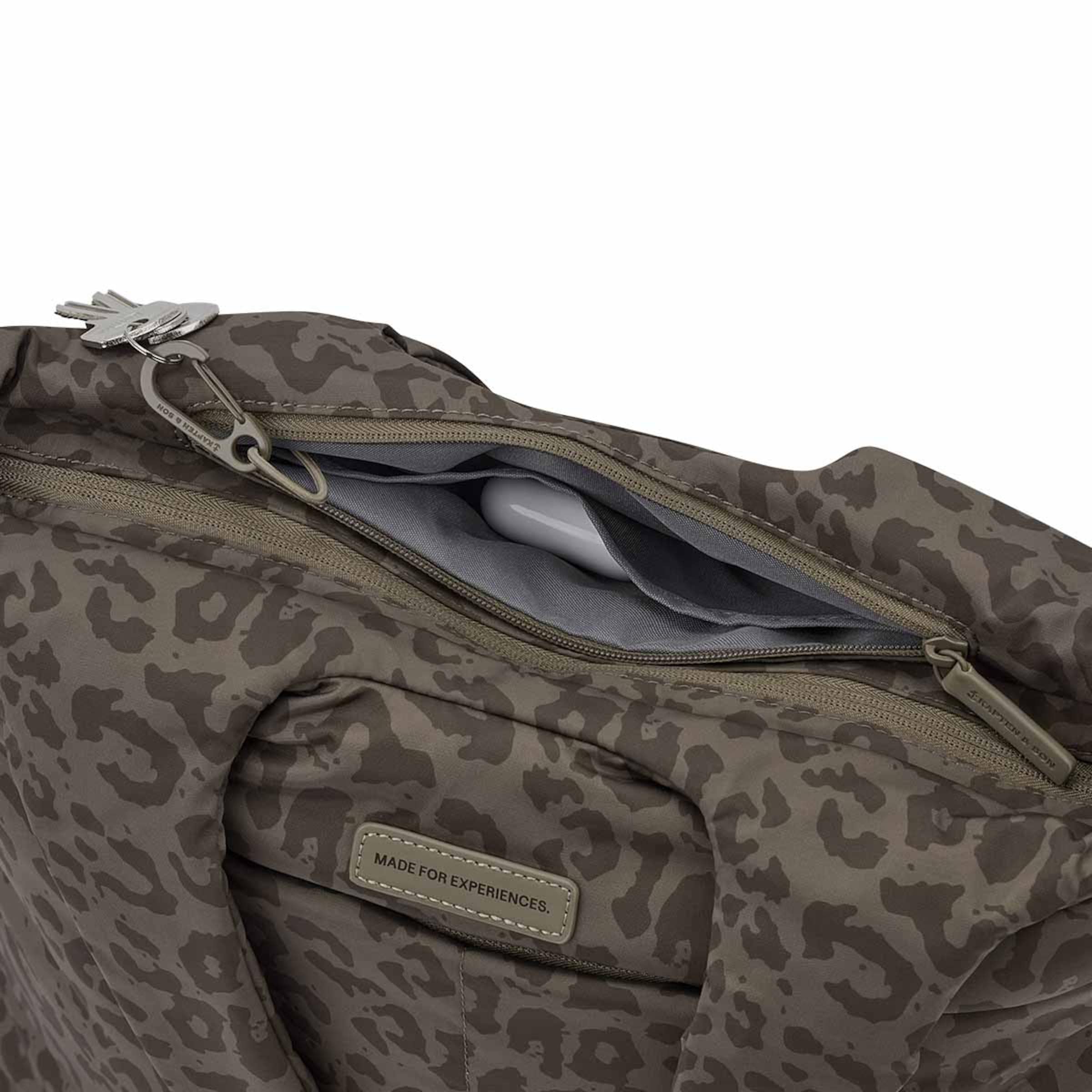 Skara Cloud Shopper Leo Dark Brown