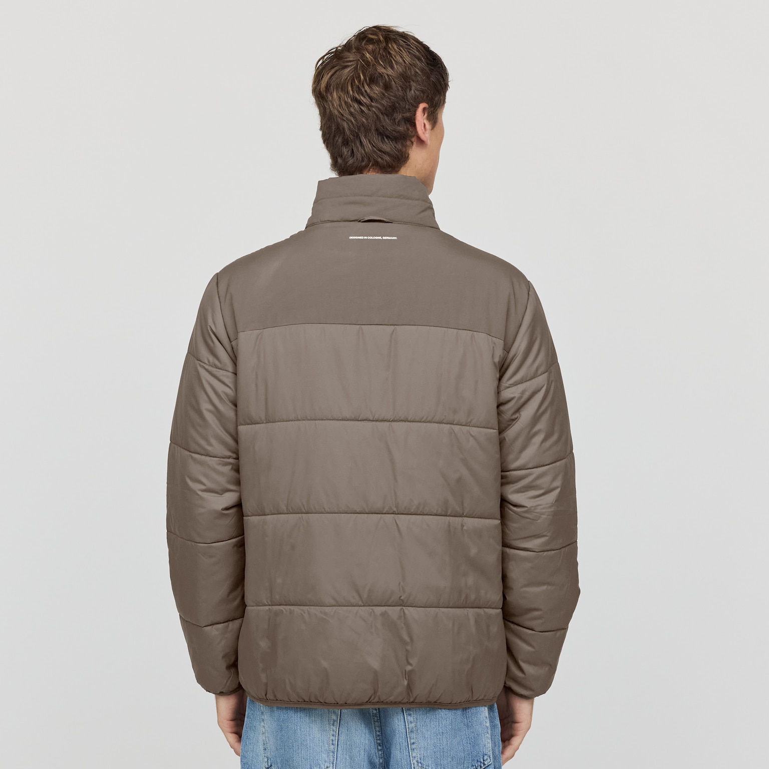 Puffer Jacket, Puffer Jacket Taupe, Taupe, Afbeelding 4 van 7