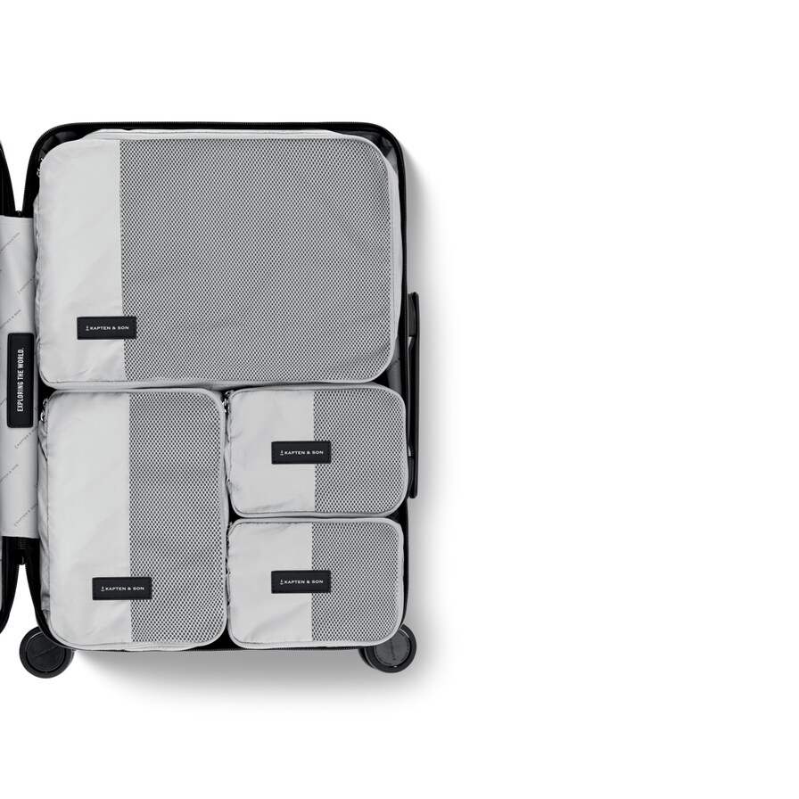Packing Cubes, Packing Cubes Set Small All Black, Zwart, Afbeelding 3 van 4