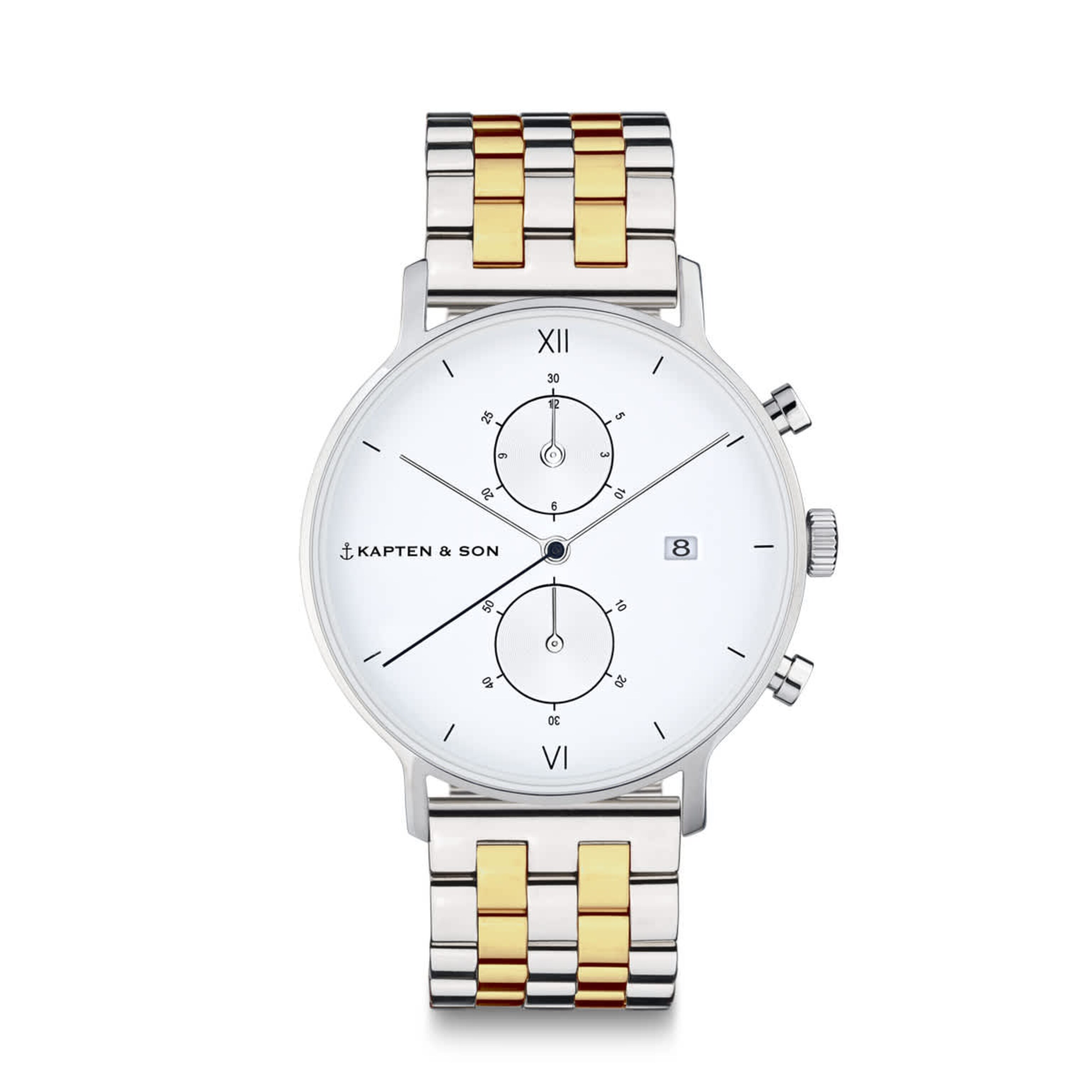 Niet geselecteerd, Chrono, Chrono Silver Bicolor Steel, Zilver