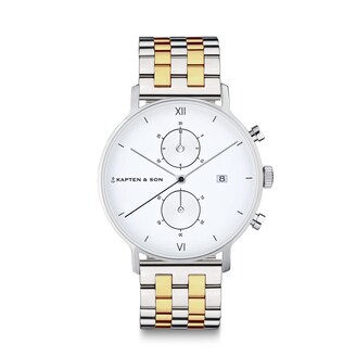 Chrono, Chrono Silver Bicolor Steel, Zilver