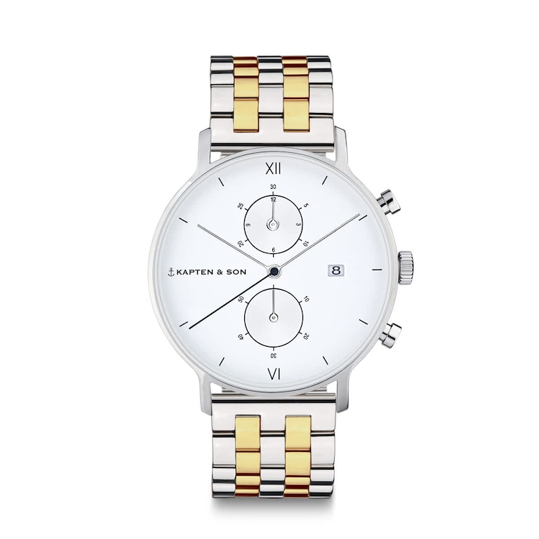 Chrono, Chrono Silver Bicolor Steel Silber