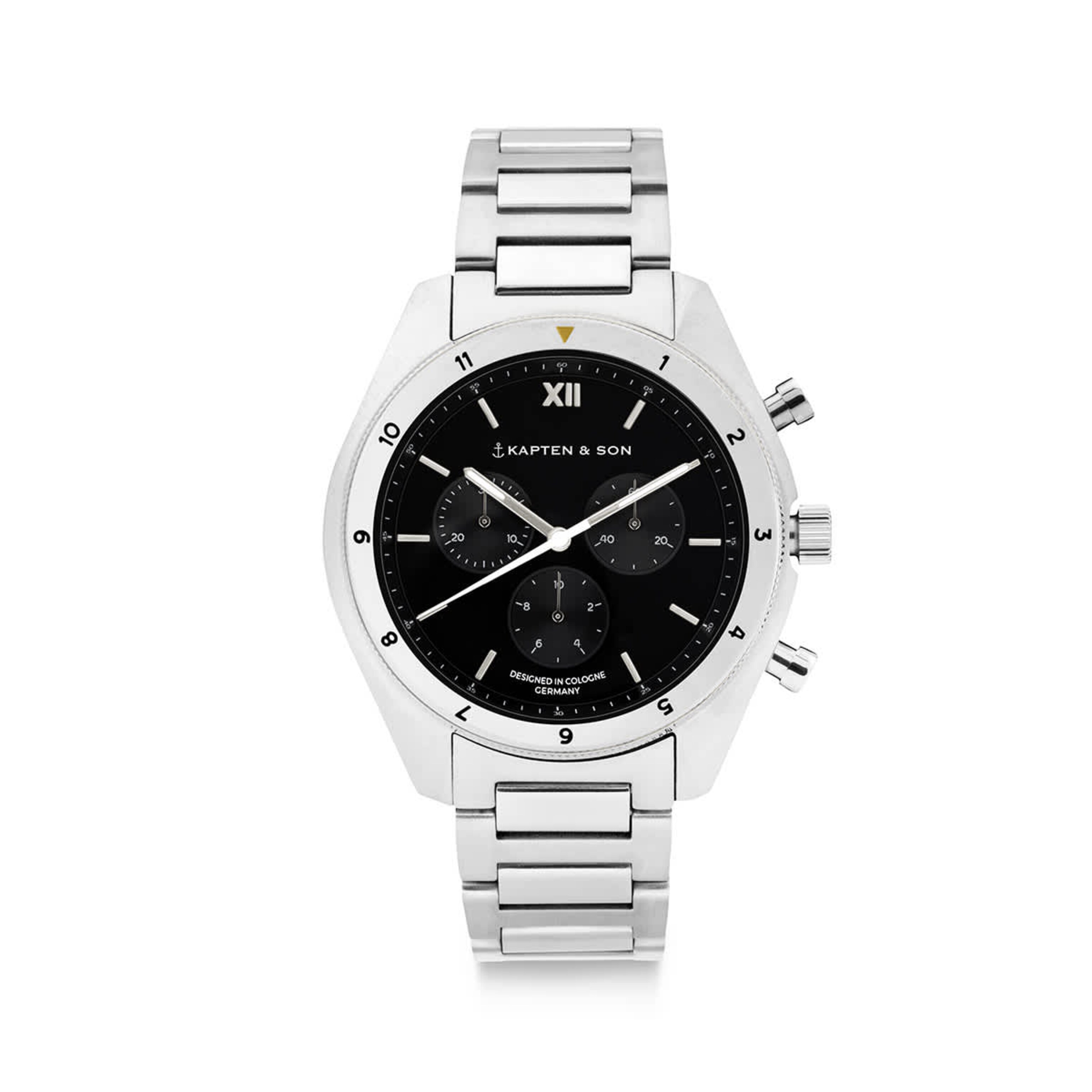 Geselecteerd, Rise Small, Rise Small Silver Black Steel, Zilver