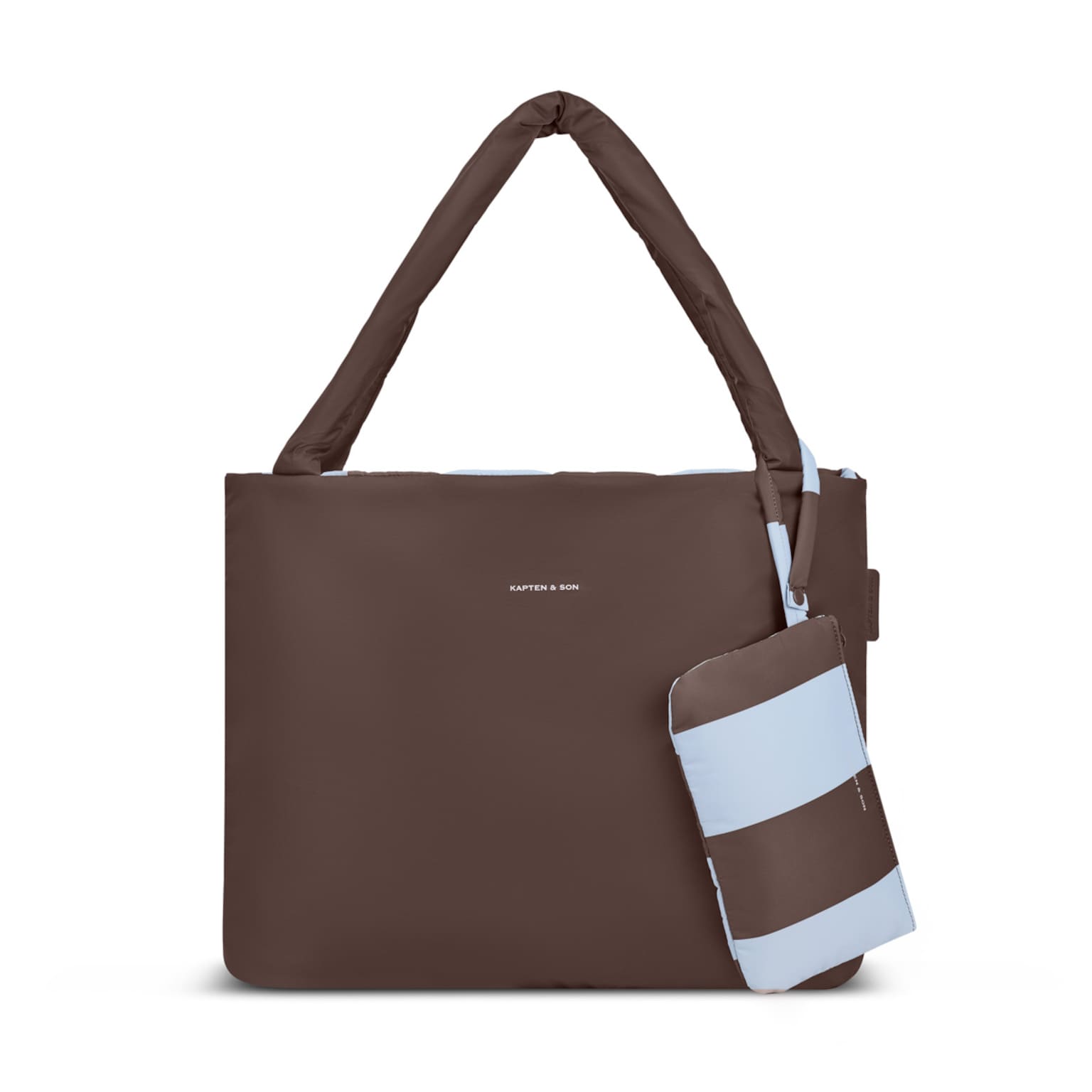 Norva 2in1 Shopper, Norva 2in1 Shopper Chocolate Brown/Striped, Arancione, Immagine 8 di 9