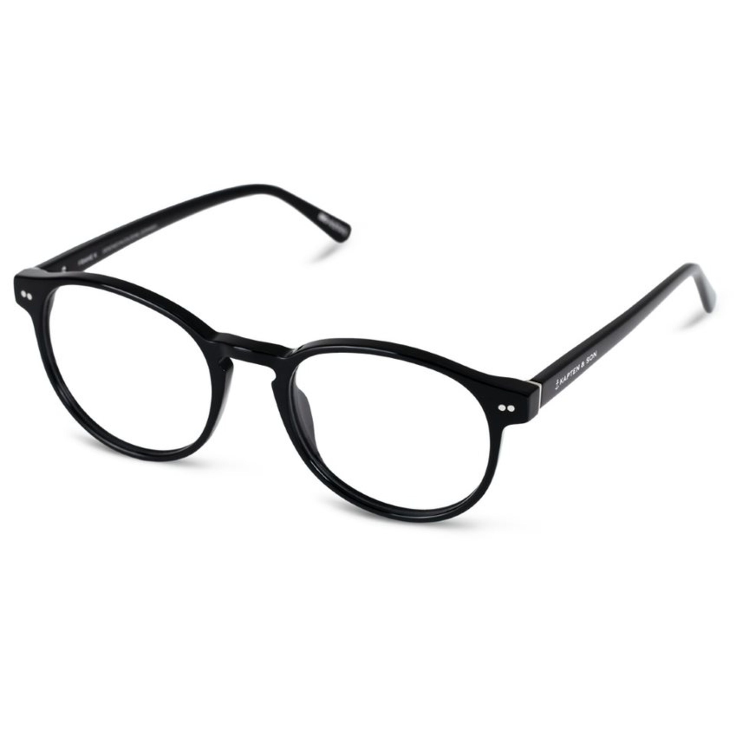 Kpten & Son Marais Large Shine Black mit Sehstärke