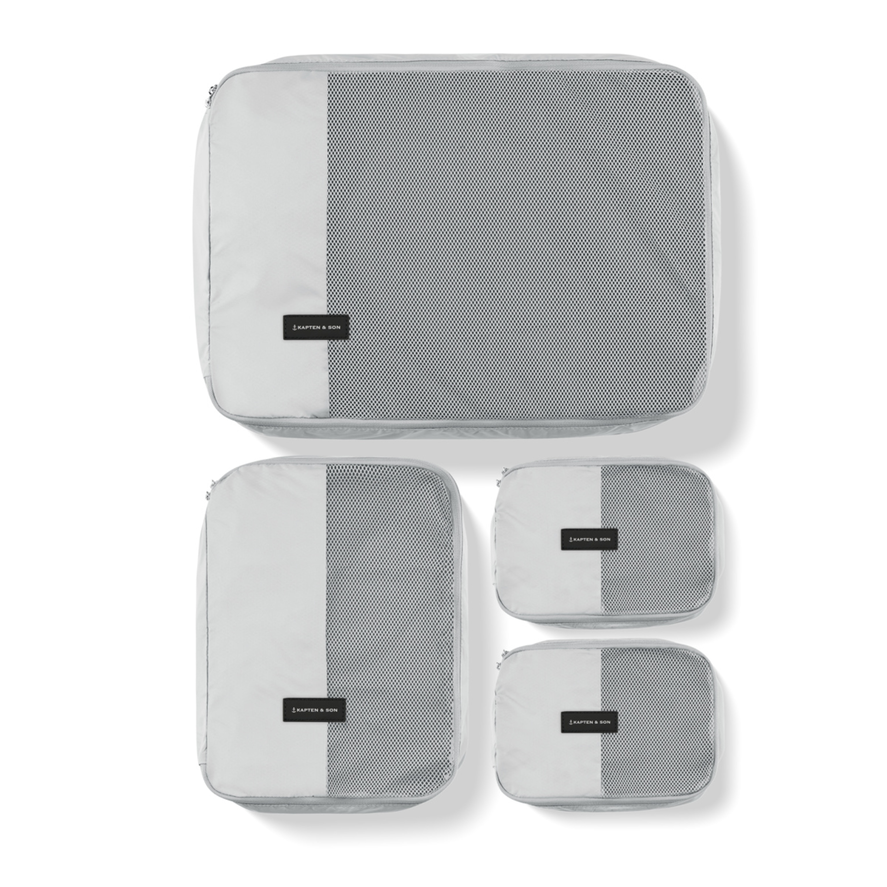 Geselecteerd, Packing Cubes, Packing Cubes Set Large All Black, Zwart