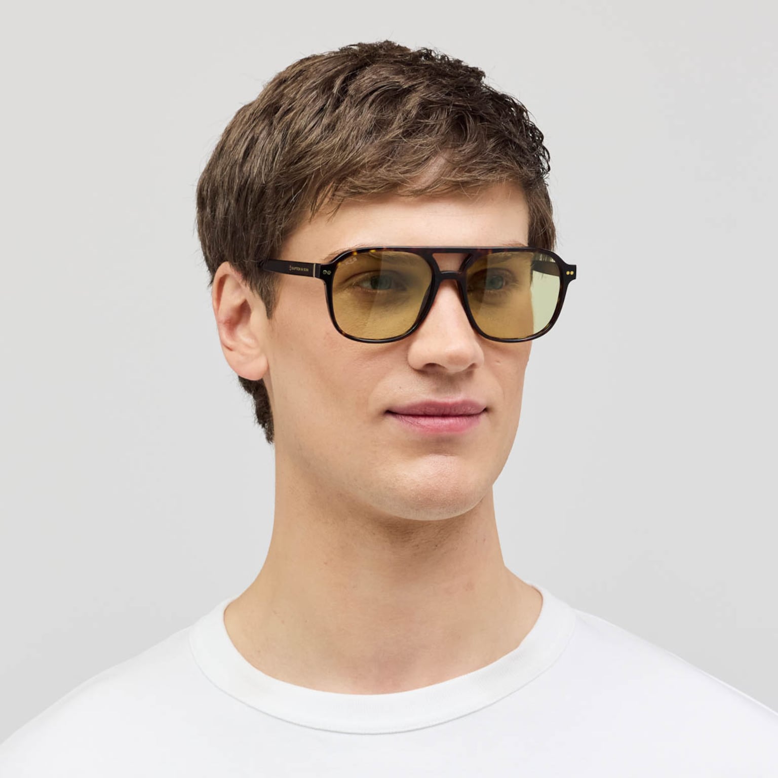 Zurich Oversize, Zurich Oversize Dark Tortoise Green, Tortoise, Afbeelding 3 van 6