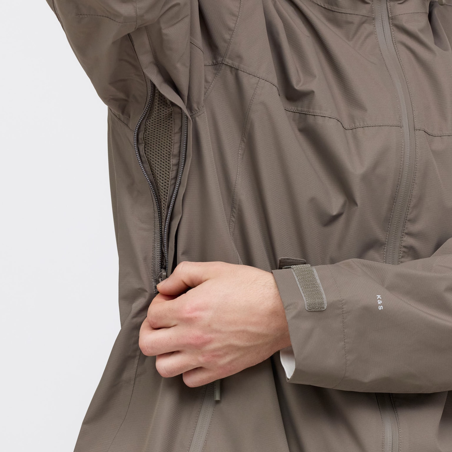 Heavy Rain Jacket, Heavy Rain Jacket Taupe, Taupe, Afbeelding 6 van 9