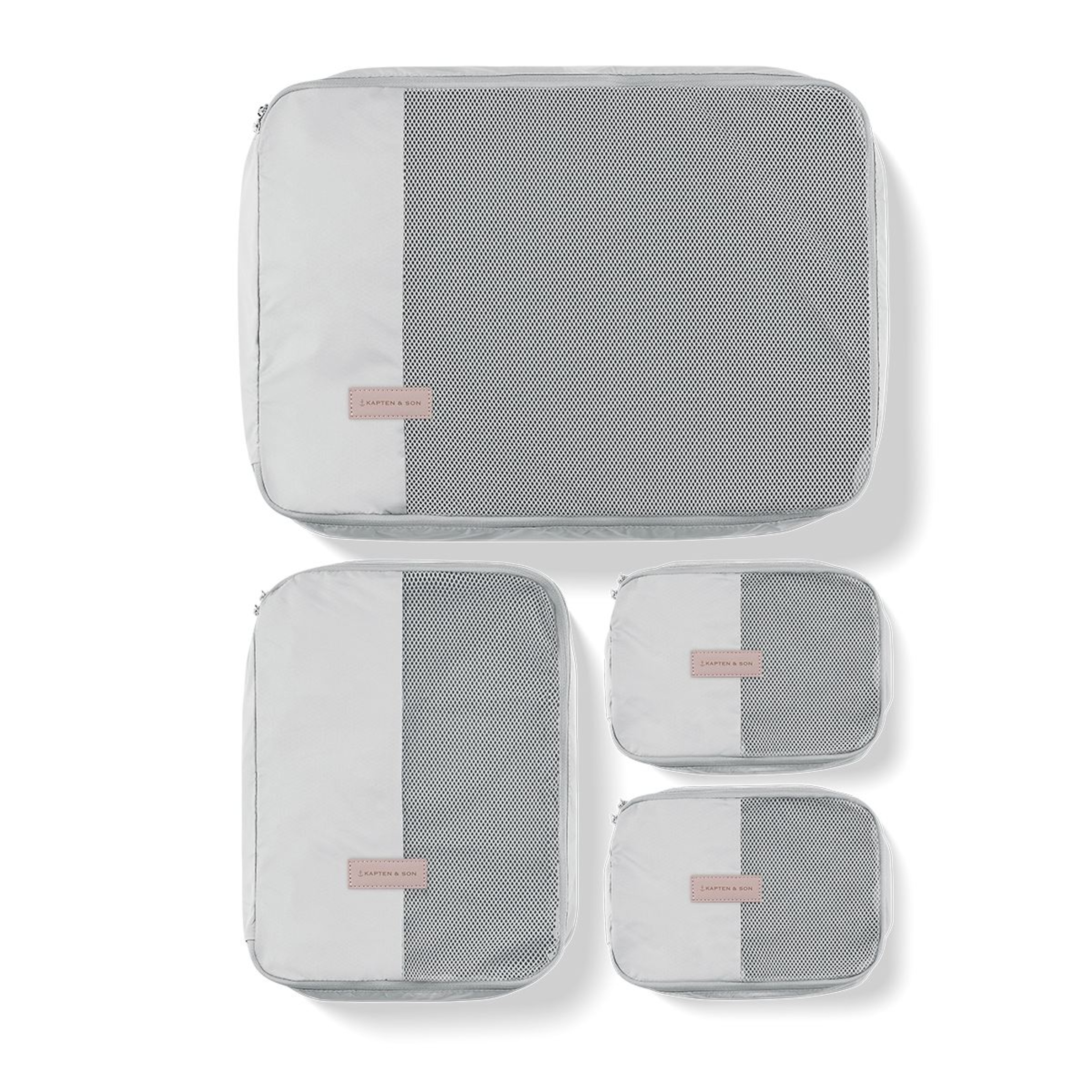 Niet geselecteerd, Packing Cubes, Packing Cubes Set Large Muted Clay, Muted Clay (Uitverkocht)